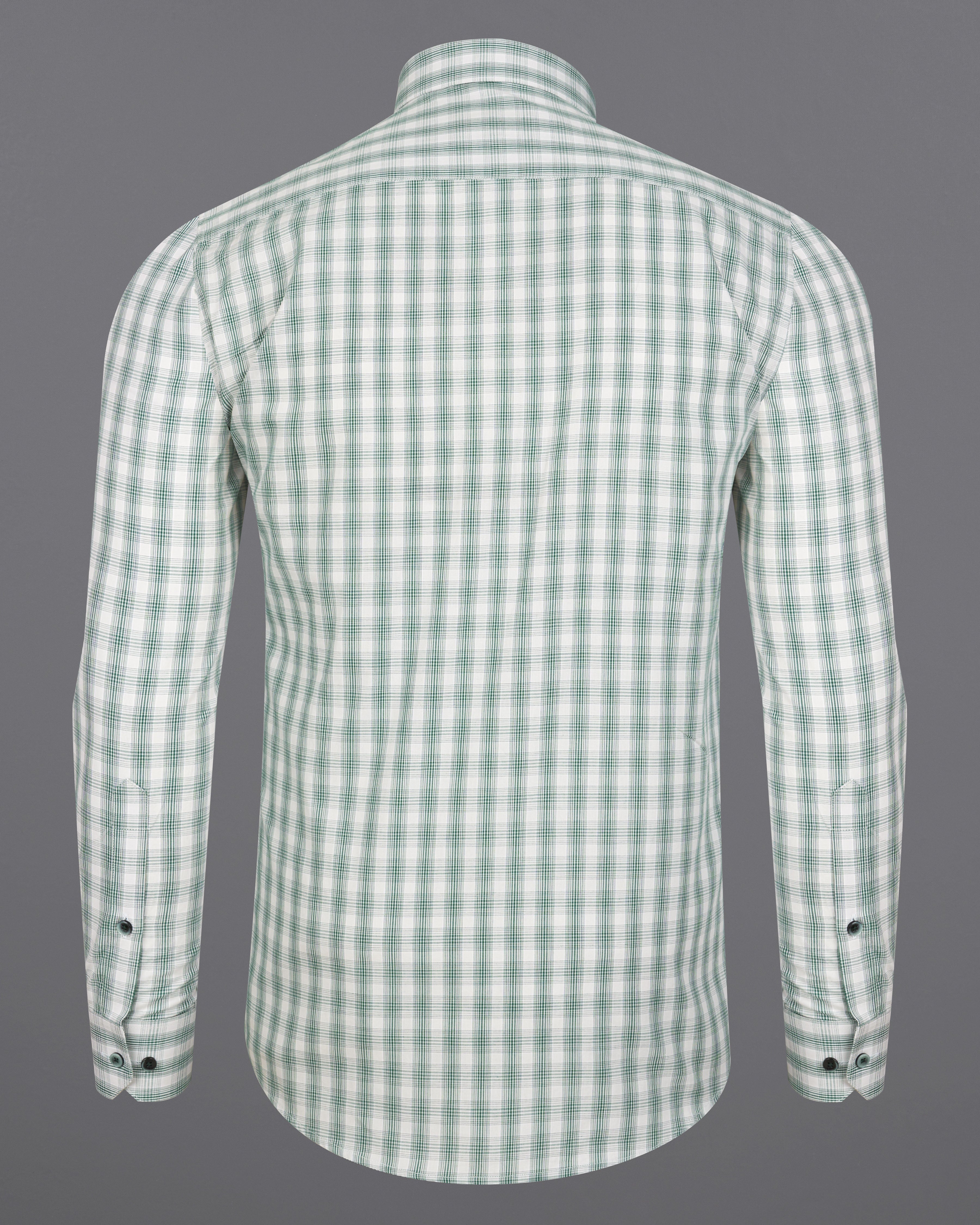 Plantation Green with White Checkered and Tiger Striped Premium Cotton Designer Shirt 9078-GR-P127-38, 9078-GR-P127-H-38, 9078-GR-P127-39, 9078-GR-P127-H-39, 9078-GR-P127-40, 9078-GR-P127-H-40, 9078-GR-P127-42, 9078-GR-P127-H-42, 9078-GR-P127-44, 9078-GR-P127-H-44, 9078-GR-P127-46, 9078-GR-P127-H-46, 9078-GR-P127-48, 9078-GR-P127-H-48, 9078-GR-P127-50, 9078-GR-P127-H-50, 9078-GR-P127-52, 9078-GR-P127-H-52