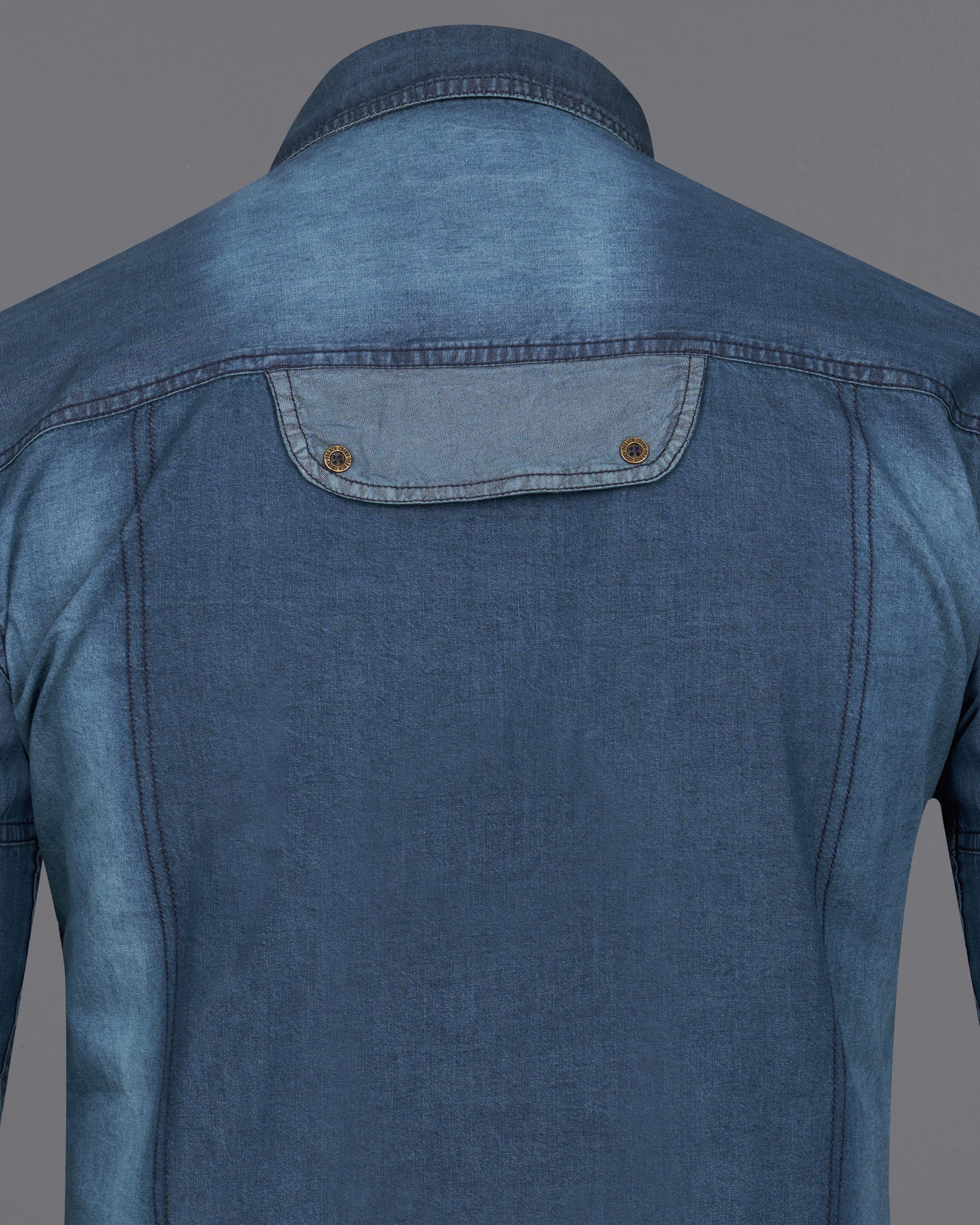 Rhino Blue Light Weights Denim Designer Overshirt 9097-38, 9097-H-38, 9097-39, 9097-H-39, 9097-40, 9097-H-40, 9097-42, 9097-H-42, 9097-44, 9097-H-44, 9097-46, 9097-H-46, 9097-48, 9097-H-48, 9097-50, 9097-H-50, 9097-52, 9097-H-52