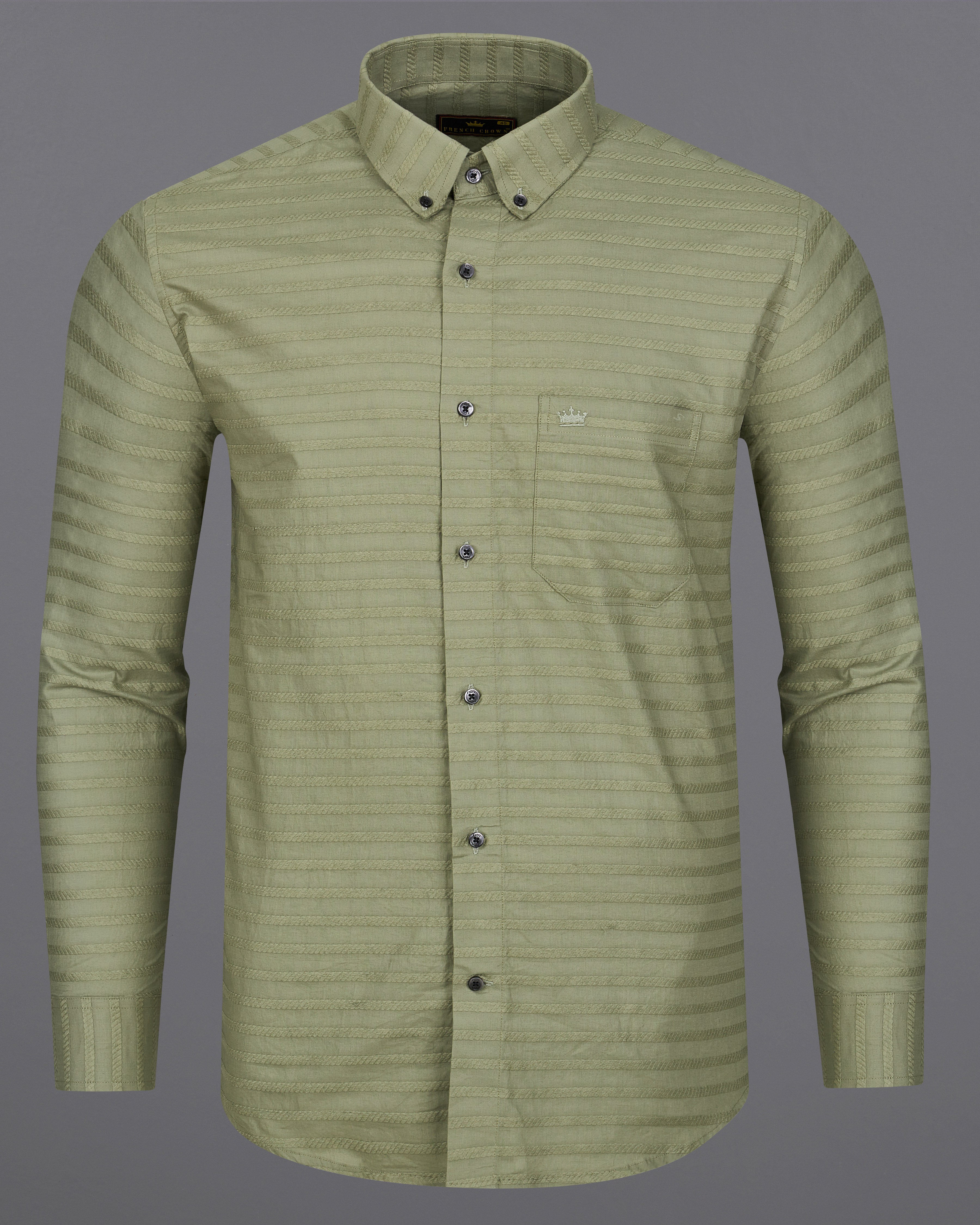 Oyster Green Striped Dobby Textured Premium Giza Cotton Shirt 9116-BD-BLK-38,9116-BD-BLK-H-38,9116-BD-BLK-39,9116-BD-BLK-H-39,9116-BD-BLK-40,9116-BD-BLK-H-40,9116-BD-BLK-42,9116-BD-BLK-H-42,9116-BD-BLK-44,9116-BD-BLK-H-44,9116-BD-BLK-46,9116-BD-BLK-H-46,9116-BD-BLK-48,9116-BD-BLK-H-48,9116-BD-BLK-50,9116-BD-BLK-H-50,9116-BD-BLK-52,9116-BD-BLK-H-52	