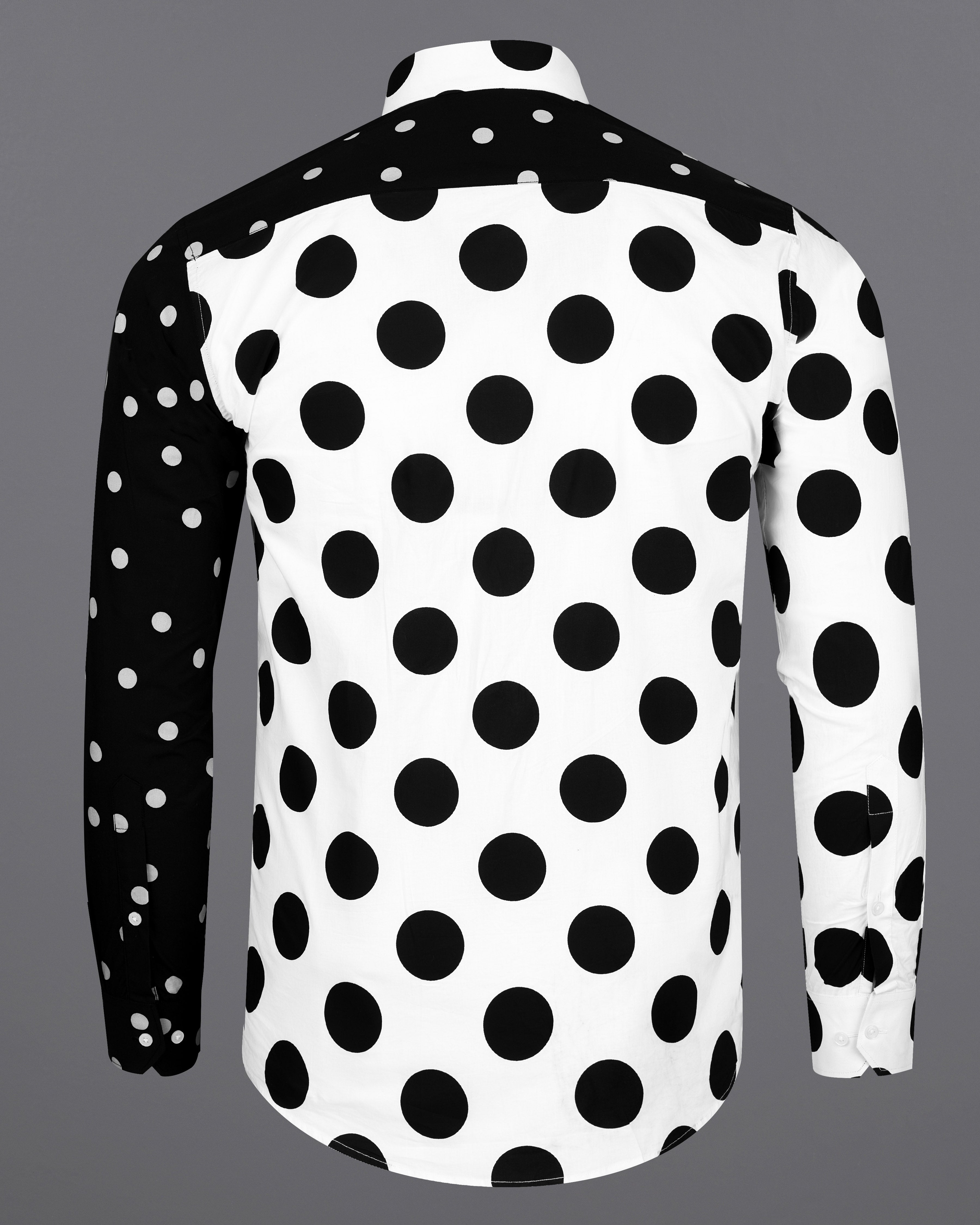 Jade Black with White and Hippie Blue Polka Dotted Premium Cotton Designer Shirt 9120-P147-38,9120-P147-H-38,9120-P147-39,9120-P147-H-39,9120-P147-40,9120-P147-H-40,9120-P147-42,9120-P147-H-42,9120-P147-44,9120-P147-H-44,9120-P147-46,9120-P147-H-46,9120-P147-48,9120-P147-H-48,9120-P147-50,9120-P147-H-50,9120-P147-52,9120-P147-H-52