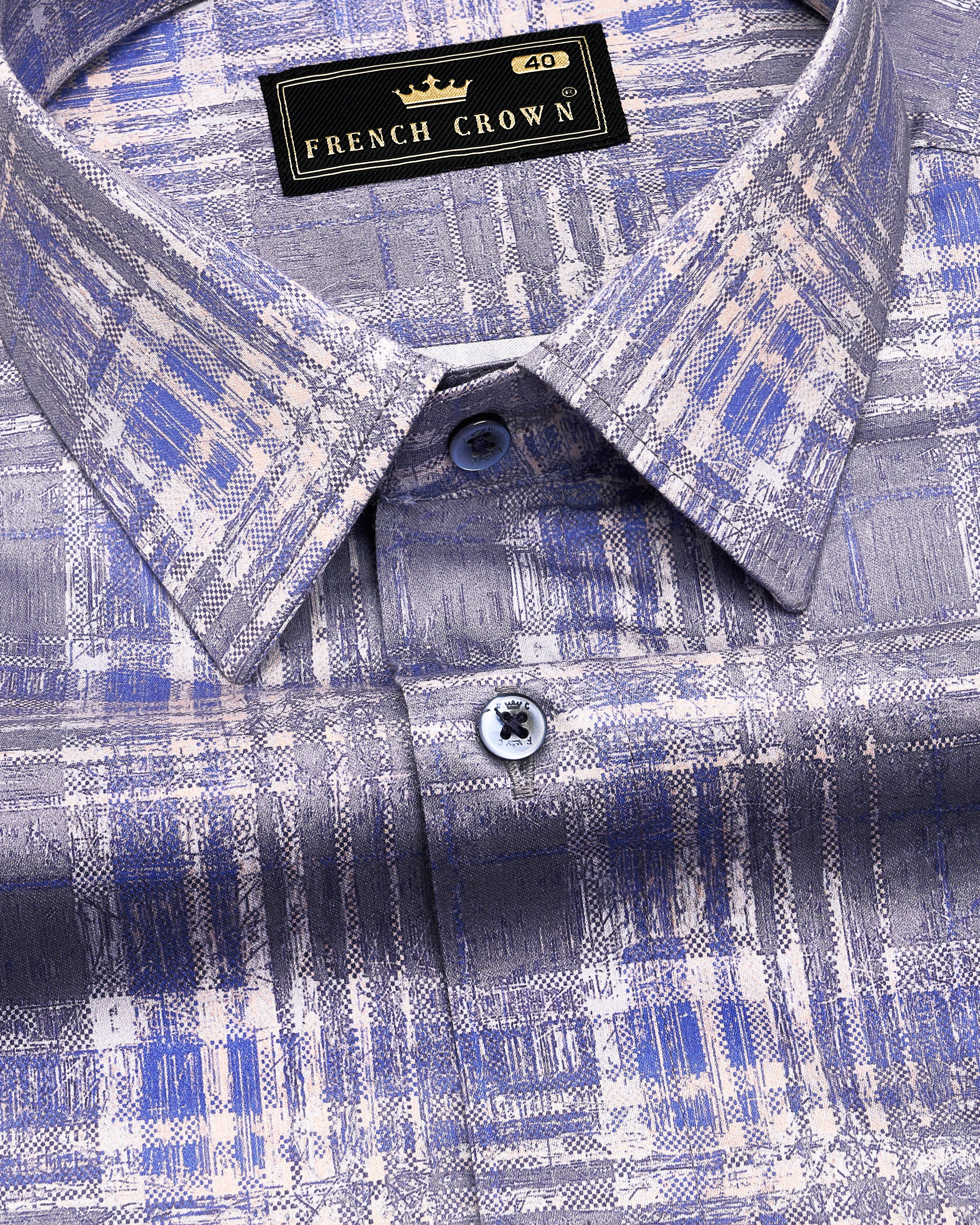 Regent Gray with Scampi Blue Plaid Super Soft Premium Cotton Shirt 9123-BLE-38,9123-BLE-H-38,9123-BLE-39,9123-BLE-H-39,9123-BLE-40,9123-BLE-H-40,9123-BLE-42,9123-BLE-H-42,9123-BLE-44,9123-BLE-H-44,9123-BLE-46,9123-BLE-H-46,9123-BLE-48,9123-BLE-H-48,9123-BLE-50,9123-BLE-H-50,9123-BLE-52,9123-BLE-H-52