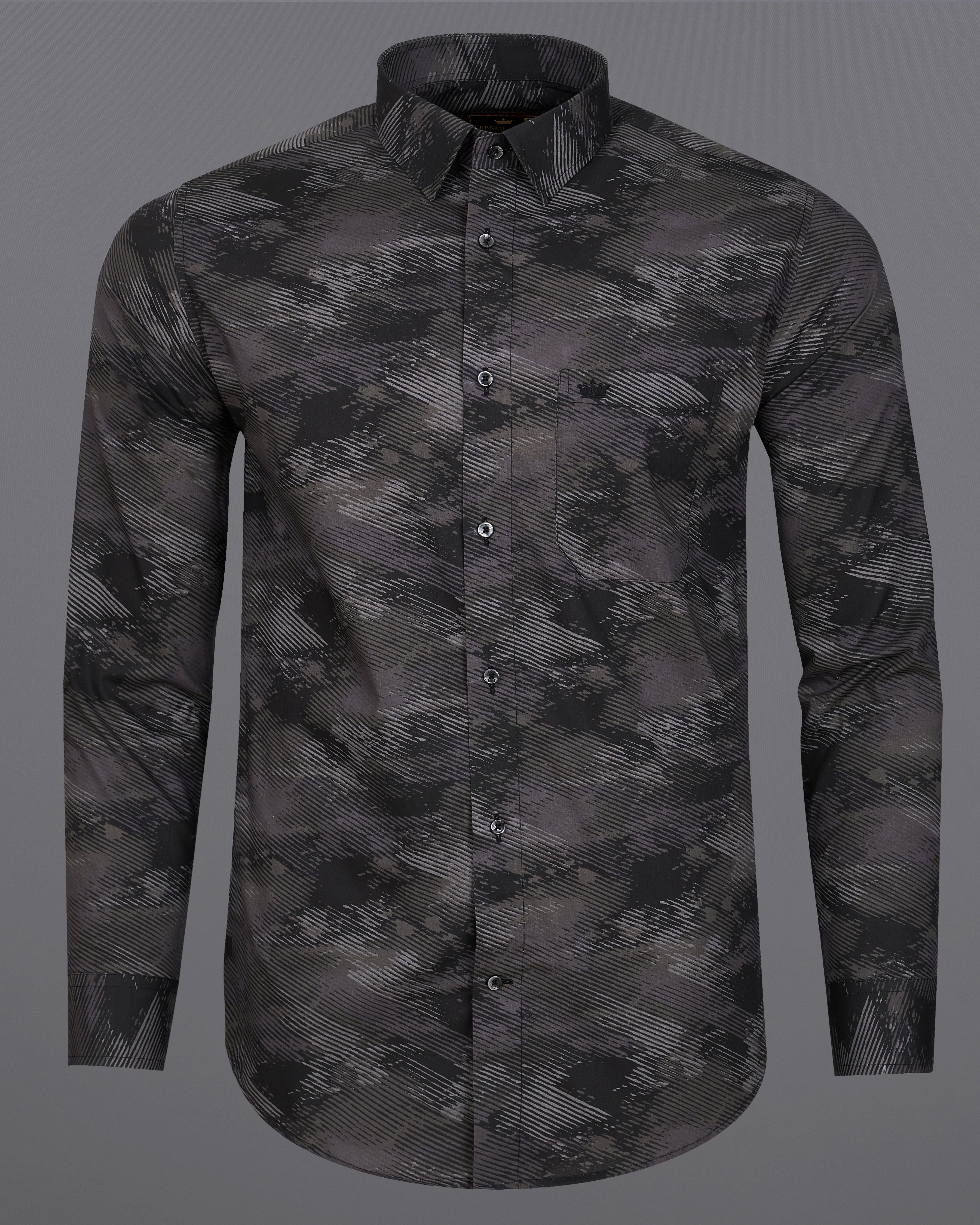 Wenge Gray with Black Premium Cotton Shirt 9134-BLK-38,9134-BLK-H-38,9134-BLK-39,9134-BLK-H-39,9134-BLK-40,9134-BLK-H-40,9134-BLK-42,9134-BLK-H-42,9134-BLK-44,9134-BLK-H-44,9134-BLK-46,9134-BLK-H-46,9134-BLK-48,9134-BLK-H-48,9134-BLK-50,9134-BLK-H-50,9134-BLK-52,9134-BLK-H-52	