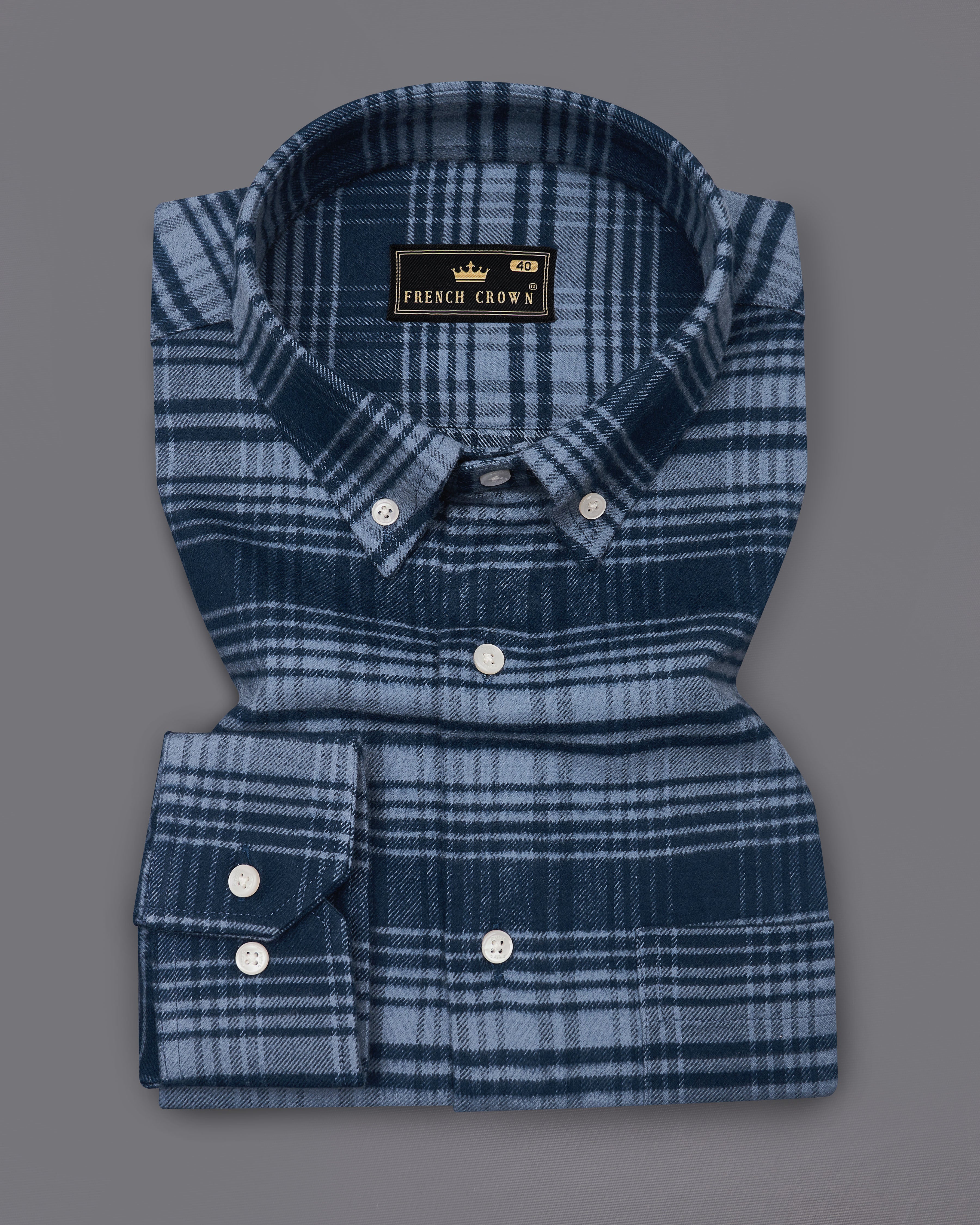 Mirage with Regent Blue Checkered Flannel Shirt 9145-BD-38,9145-BD-H-38,9145-BD-39,9145-BD-H-39,9145-BD-40,9145-BD-H-40,9145-BD-42,9145-BD-H-42,9145-BD-44,9145-BD-H-44,9145-BD-46,9145-BD-H-46,9145-BD-48,9145-BD-H-48,9145-BD-50,9145-BD-H-50,9145-BD-52,9145-BD-H-52