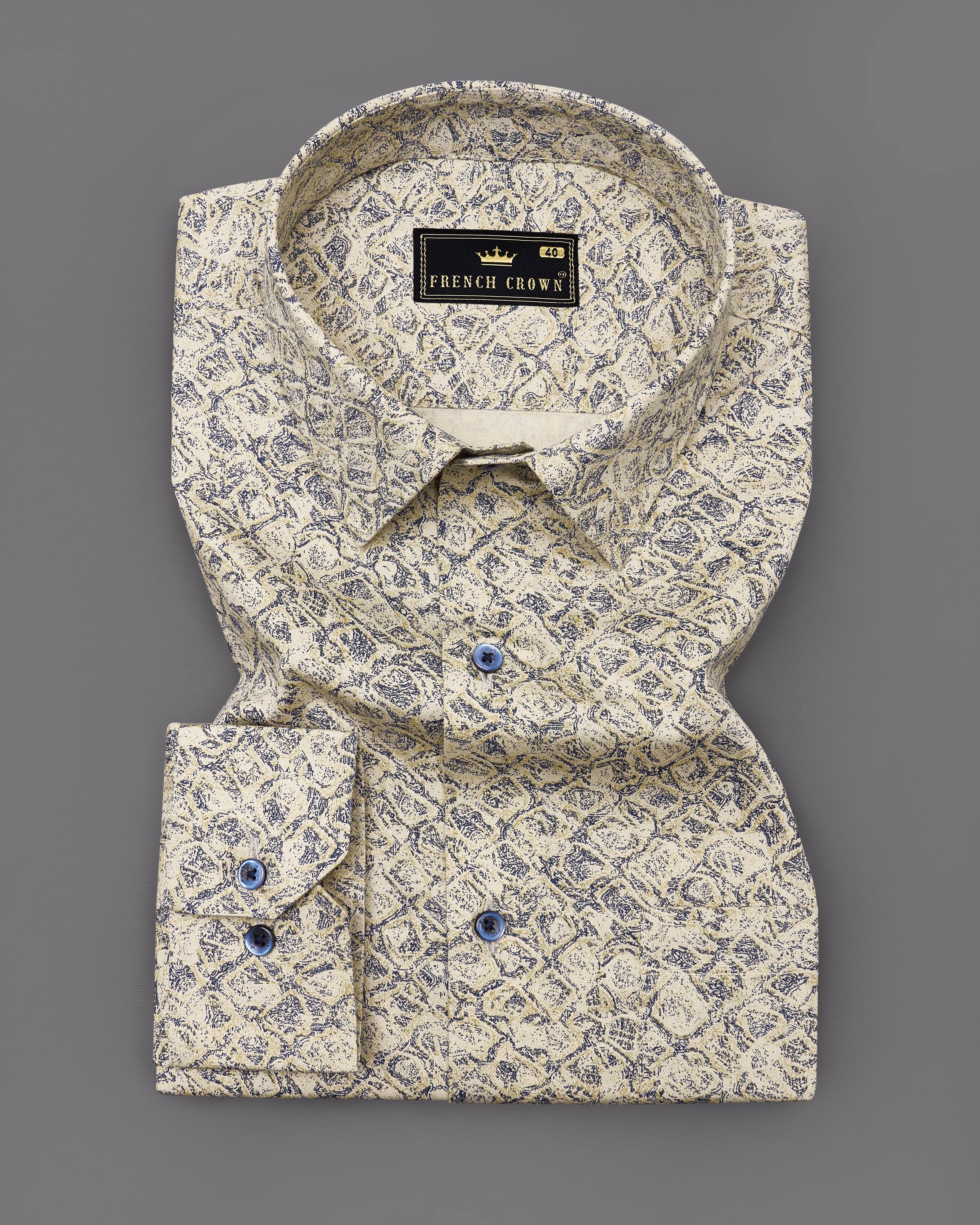 Hampton Brown Printed Super Soft Premium Cotton Shirt 9146-BLE-38,9146-BLE-H-38,9146-BLE-39,9146-BLE-H-39,9146-BLE-40,9146-BLE-H-40,9146-BLE-42,9146-BLE-H-42,9146-BLE-44,9146-BLE-H-44,9146-BLE-46,9146-BLE-H-46,9146-BLE-48,9146-BLE-H-48,9146-BLE-50,9146-BLE-H-50,9146-BLE-52,9146-BLE-H-52