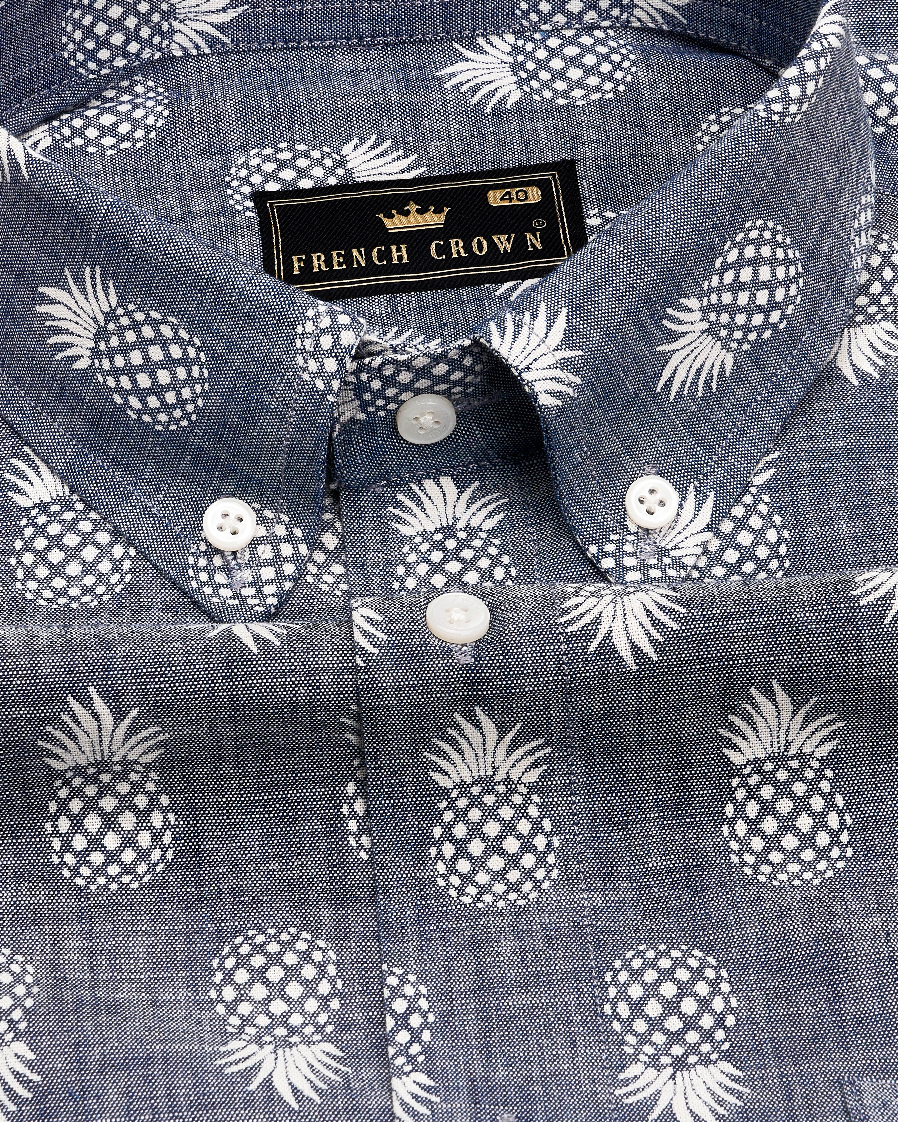 Comet Gray Pineapple Textured Denim Shirt 9154-BD-38,9154-BD-H-38,9154-BD-39,9154-BD-H-39,9154-BD-40,9154-BD-H-40,9154-BD-42,9154-BD-H-42,9154-BD-44,9154-BD-H-44,9154-BD-46,9154-BD-H-46,9154-BD-48,9154-BD-H-48,9154-BD-50,9154-BD-H-50,9154-BD-52,9154-BD-H-52