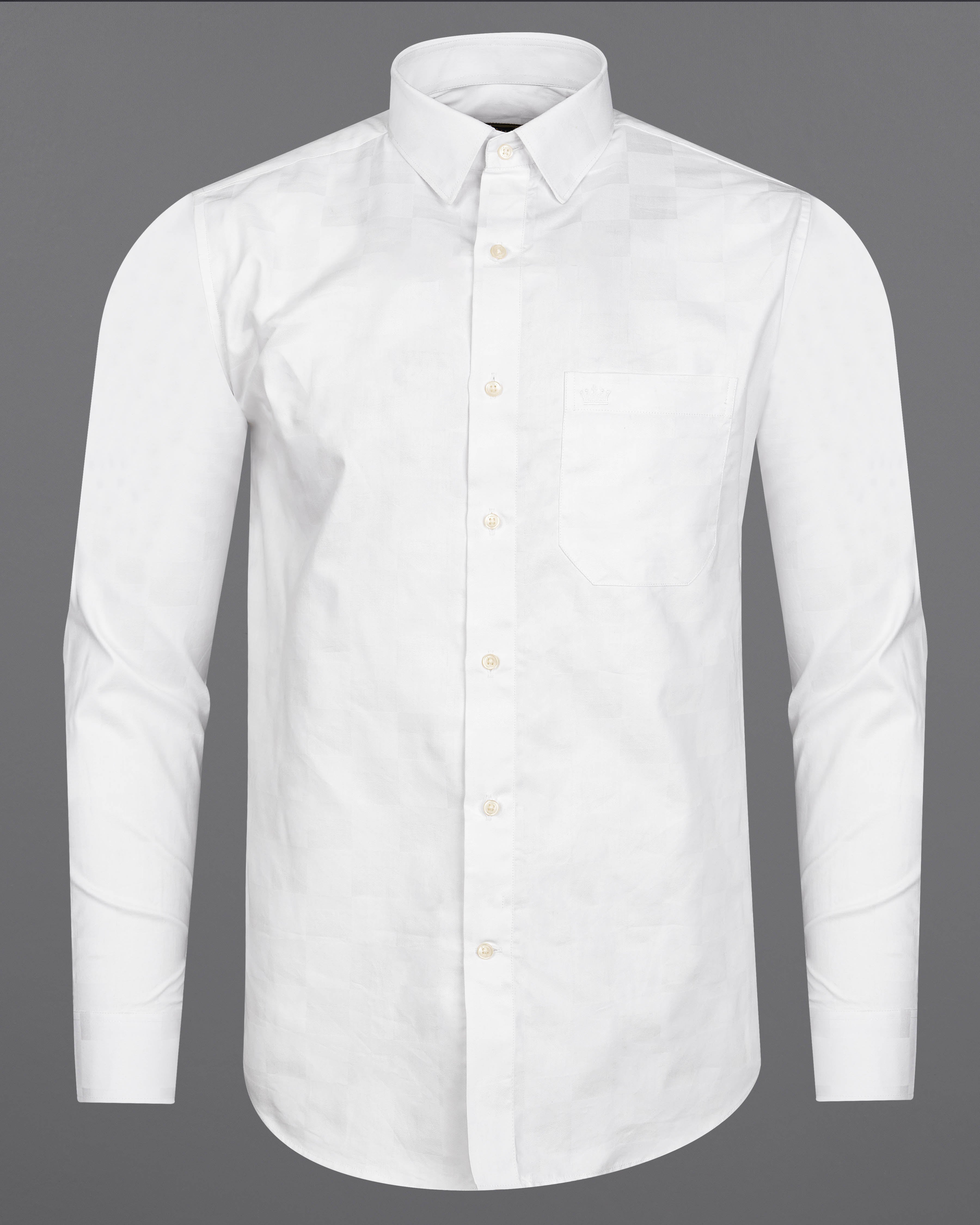 Bright White Dobby Textured Premium Giza Cotton Shirt 9164-38,9164-H-38,9164-39,9164-H-39,9164-40,9164-H-40,9164-42,9164-H-42,9164-44,9164-H-44,9164-46,9164-H-46,9164-48,9164-H-48,9164-50,9164-H-50,9164-52,9164-H-52