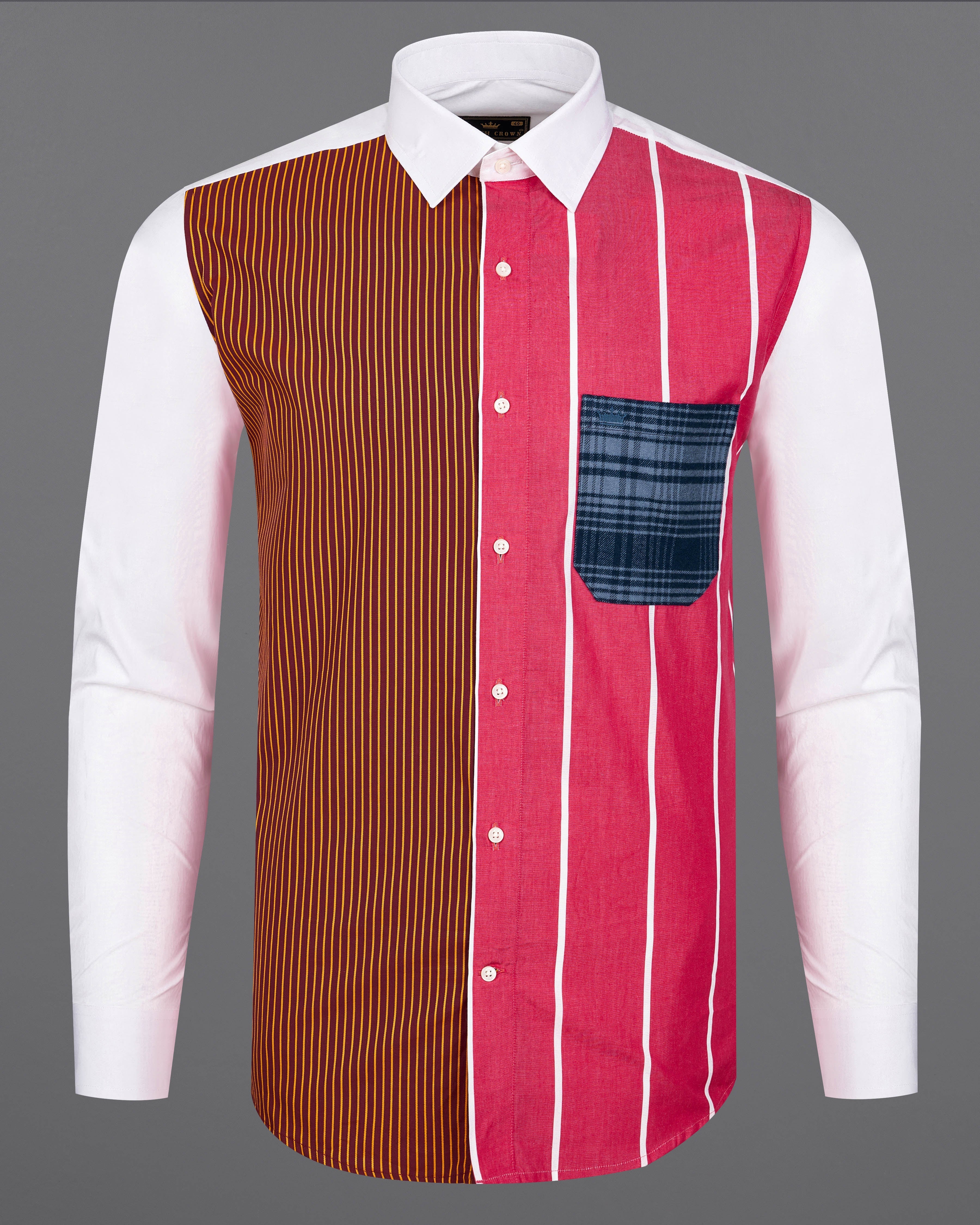 Cabaret Pink with Crater Maroon Multicolour Striped Premium Cotton Designer Shirt 9167-P247-38,9167-P247-H-38,9167-P247-39,9167-P247-H-39,9167-P247-40,9167-P247-H-40,9167-P247-42,9167-P247-H-42,9167-P247-44,9167-P247-H-44,9167-P247-46,9167-P247-H-46,9167-P247-48,9167-P247-H-48,9167-P247-50,9167-P247-H-50,9167-P247-52,9167-P247-H-52