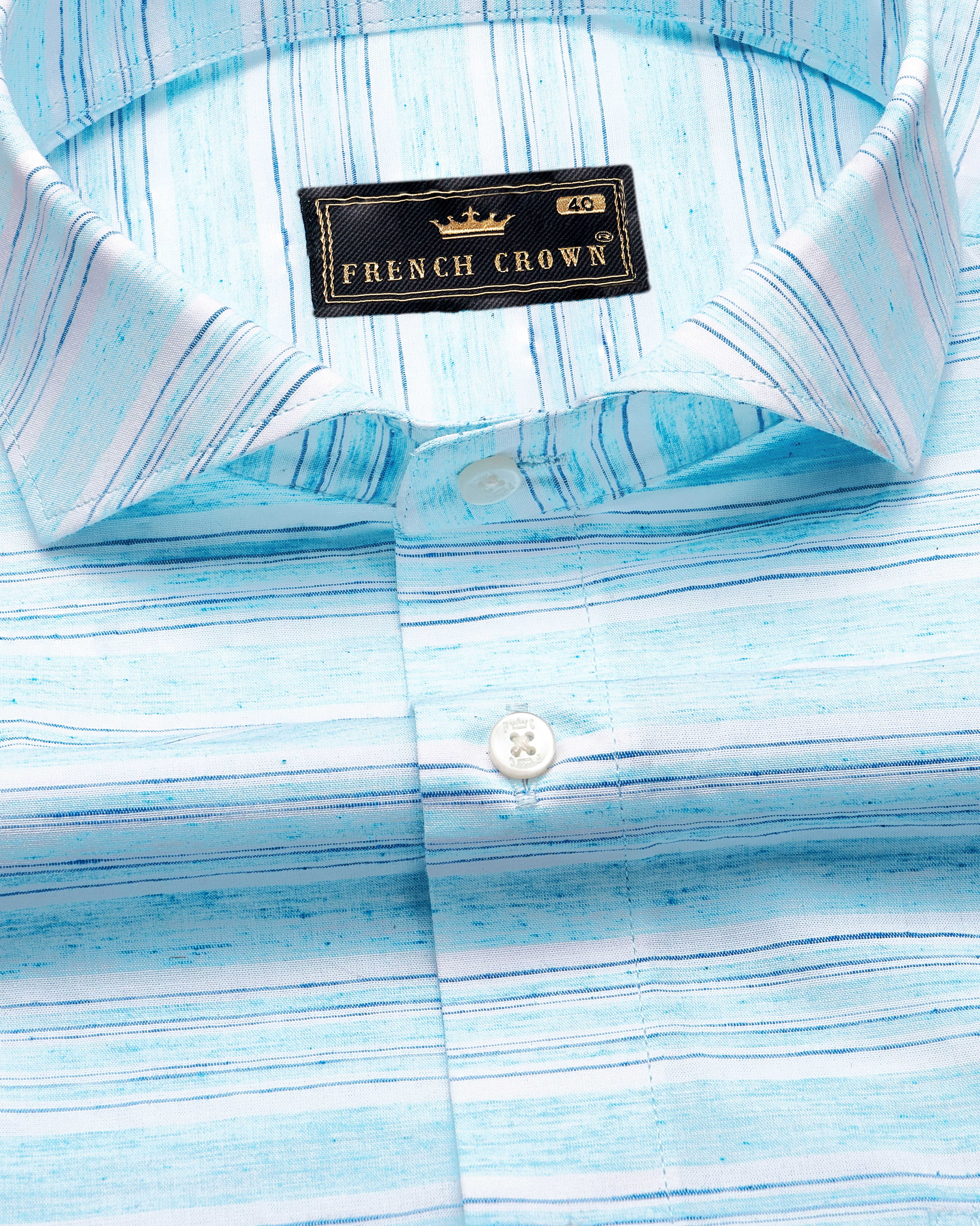 Pale Aqua Blue Striped Premium Cotton Shirt 9168-CA-38,9168-CA-H-38,9168-CA-39,9168-CA-H-39,9168-CA-40,9168-CA-H-40,9168-CA-42,9168-CA-H-42,9168-CA-44,9168-CA-H-44,9168-CA-46,9168-CA-H-46,9168-CA-48,9168-CA-H-48,9168-CA-50,9168-CA-H-50,9168-CA-52,9168-CA-H-52