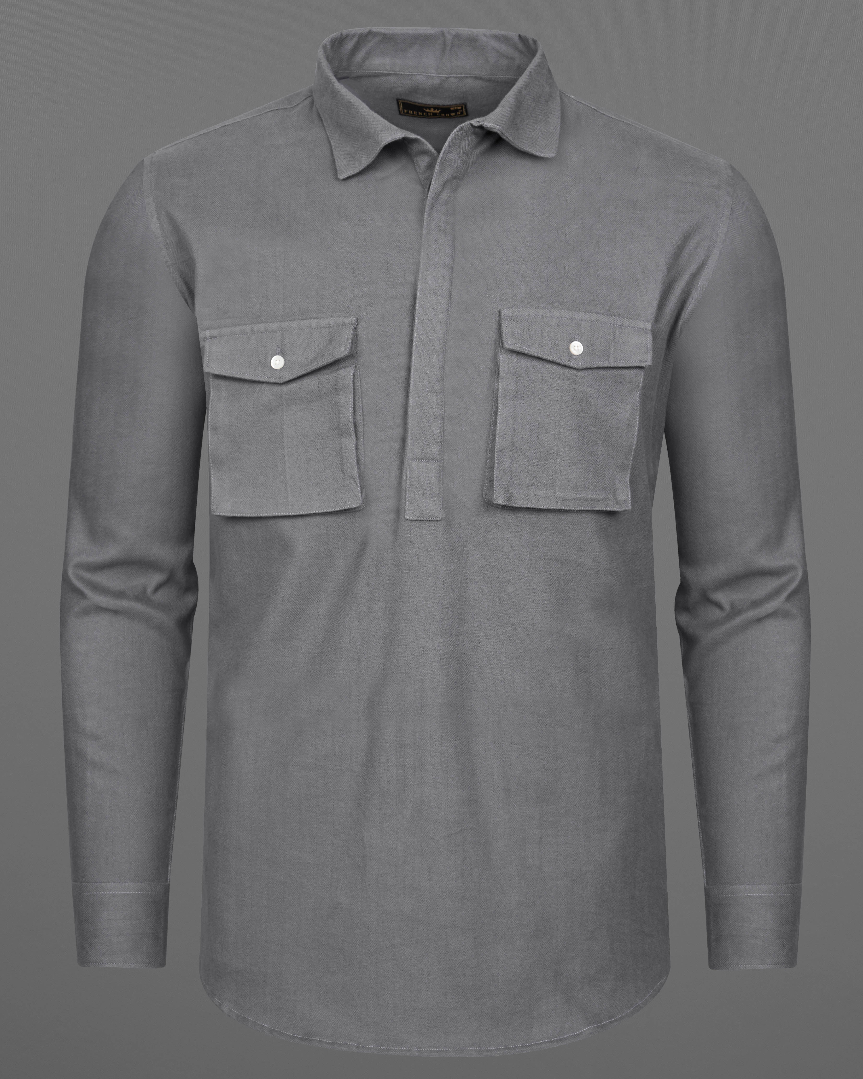 Flint Gray Flannel Designer Shirt 9185-P287-38,9185-P287-H-38,9185-P287-39,9185-P287-H-39,9185-P287-40,9185-P287-H-40,9185-P287-42,9185-P287-H-42,9185-P287-44,9185-P287-H-44,9185-P287-46,9185-P287-H-46,9185-P287-48,9185-P287-H-48,9185-P287-50,9185-P287-H-50,9185-P287-52,9185-P287-H-52