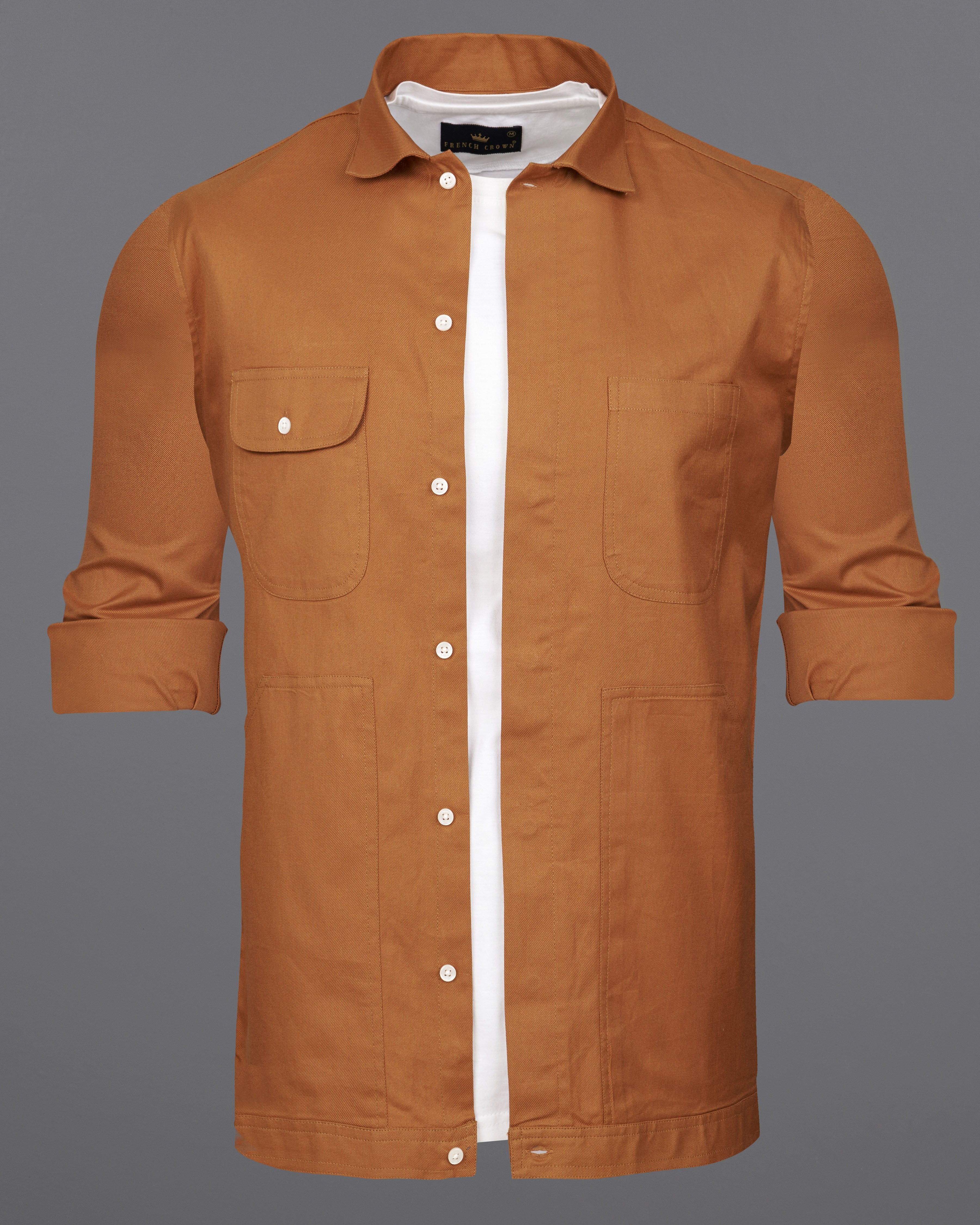 Sepia Brown Twill Premium Cotton Designer Overshirt 9193-OS-P132-38,9193-OS-P132-H-38,9193-OS-P132-39,9193-OS-P132-H-39,9193-OS-P132-40,9193-OS-P132-H-40,9193-OS-P132-42,9193-OS-P132-H-42,9193-OS-P132-44,9193-OS-P132-H-44,9193-OS-P132-46,9193-OS-P132-H-46,9193-OS-P132-48,9193-OS-P132-H-48,9193-OS-P132-50,9193-OS-P132-H-50,9193-OS-P132-52,9193-OS-P132-H-52