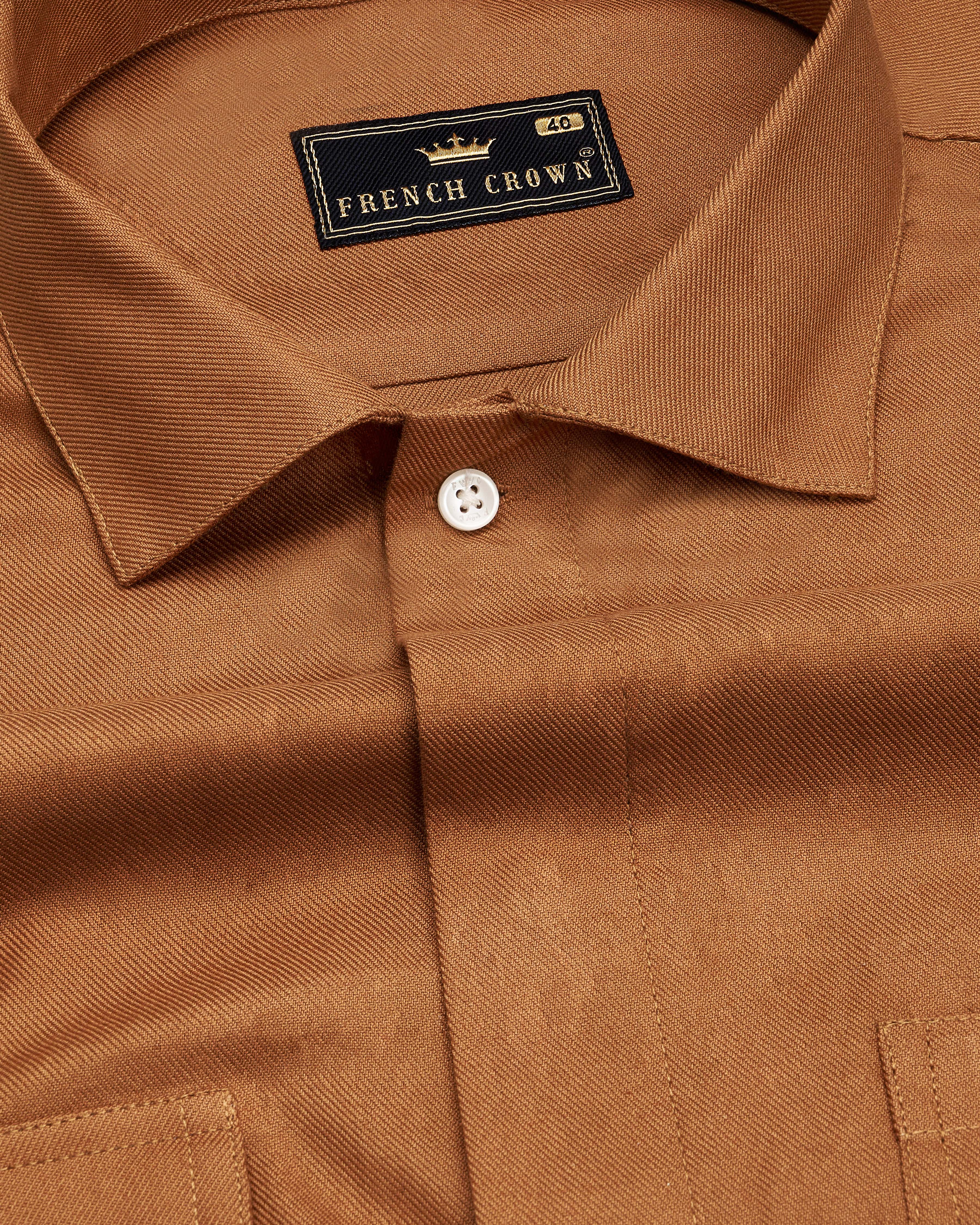 Sepia Brown Twill Premium Cotton Designer Overshirt 9193-OS-P132-38,9193-OS-P132-H-38,9193-OS-P132-39,9193-OS-P132-H-39,9193-OS-P132-40,9193-OS-P132-H-40,9193-OS-P132-42,9193-OS-P132-H-42,9193-OS-P132-44,9193-OS-P132-H-44,9193-OS-P132-46,9193-OS-P132-H-46,9193-OS-P132-48,9193-OS-P132-H-48,9193-OS-P132-50,9193-OS-P132-H-50,9193-OS-P132-52,9193-OS-P132-H-52