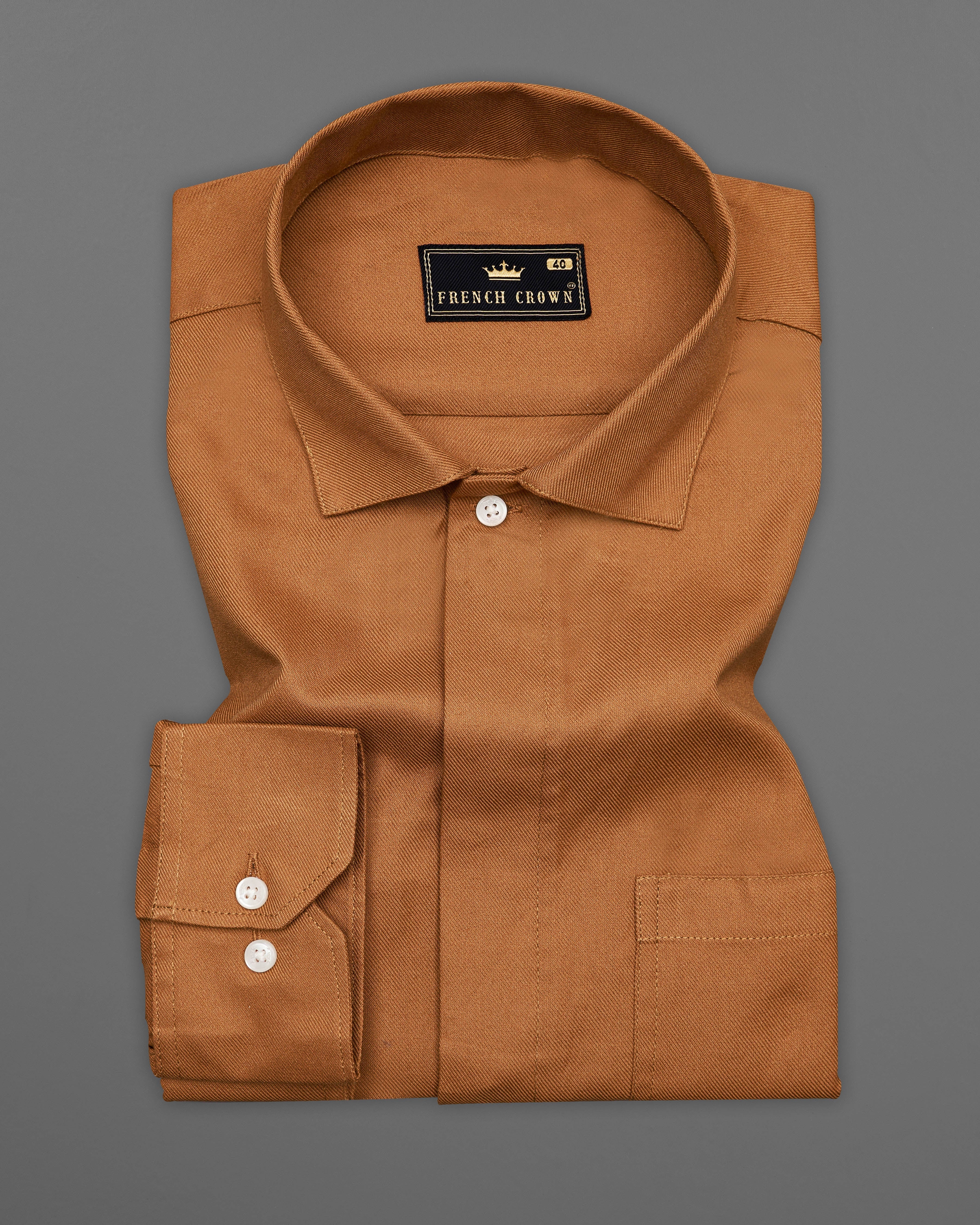 Sepia Brown Twill Premium Cotton Designer Overshirt 9193-OS-P132-38,9193-OS-P132-H-38,9193-OS-P132-39,9193-OS-P132-H-39,9193-OS-P132-40,9193-OS-P132-H-40,9193-OS-P132-42,9193-OS-P132-H-42,9193-OS-P132-44,9193-OS-P132-H-44,9193-OS-P132-46,9193-OS-P132-H-46,9193-OS-P132-48,9193-OS-P132-H-48,9193-OS-P132-50,9193-OS-P132-H-50,9193-OS-P132-52,9193-OS-P132-H-52