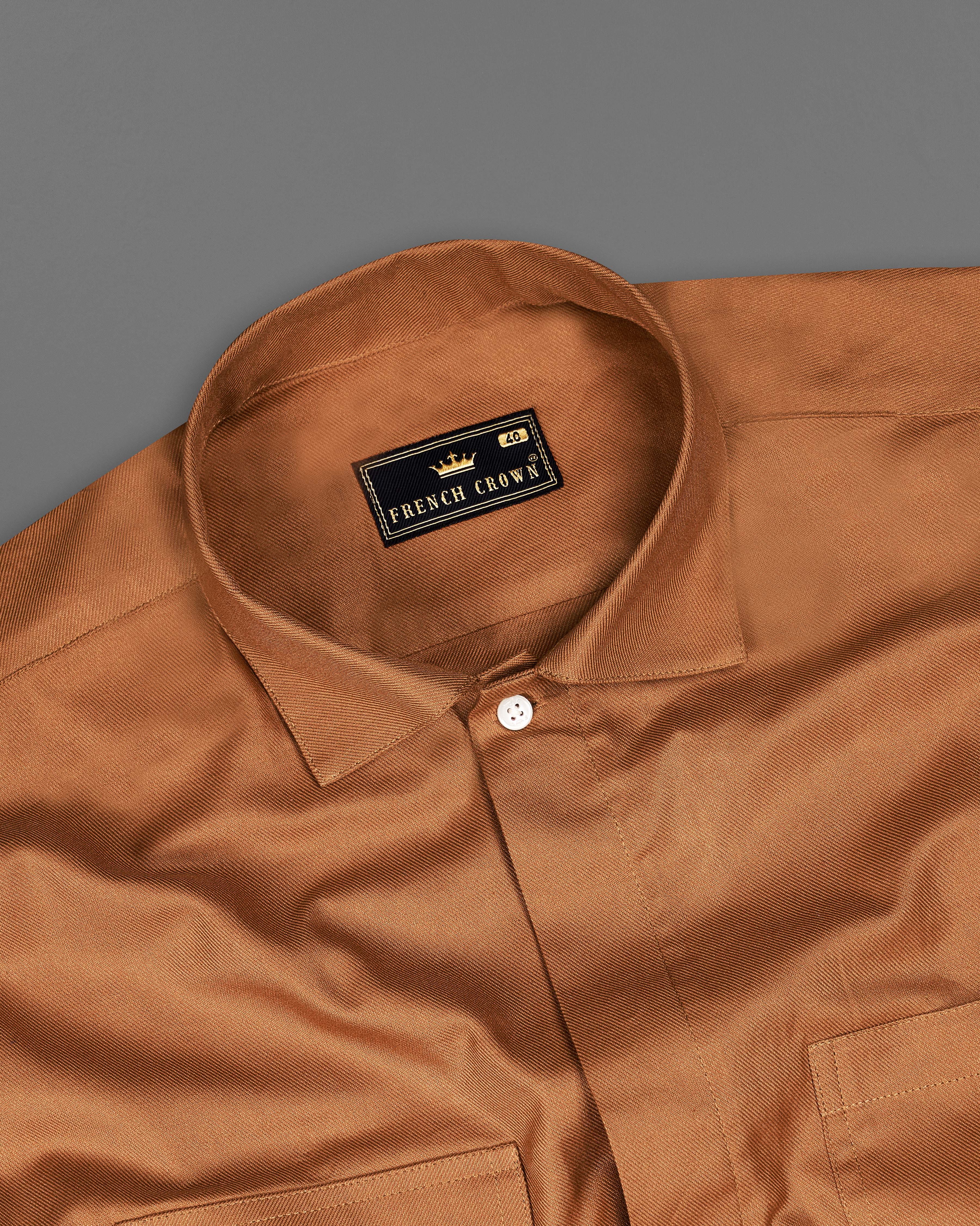 Sepia Brown Twill Premium Cotton Designer Overshirt 9193-OS-P132-38,9193-OS-P132-H-38,9193-OS-P132-39,9193-OS-P132-H-39,9193-OS-P132-40,9193-OS-P132-H-40,9193-OS-P132-42,9193-OS-P132-H-42,9193-OS-P132-44,9193-OS-P132-H-44,9193-OS-P132-46,9193-OS-P132-H-46,9193-OS-P132-48,9193-OS-P132-H-48,9193-OS-P132-50,9193-OS-P132-H-50,9193-OS-P132-52,9193-OS-P132-H-52