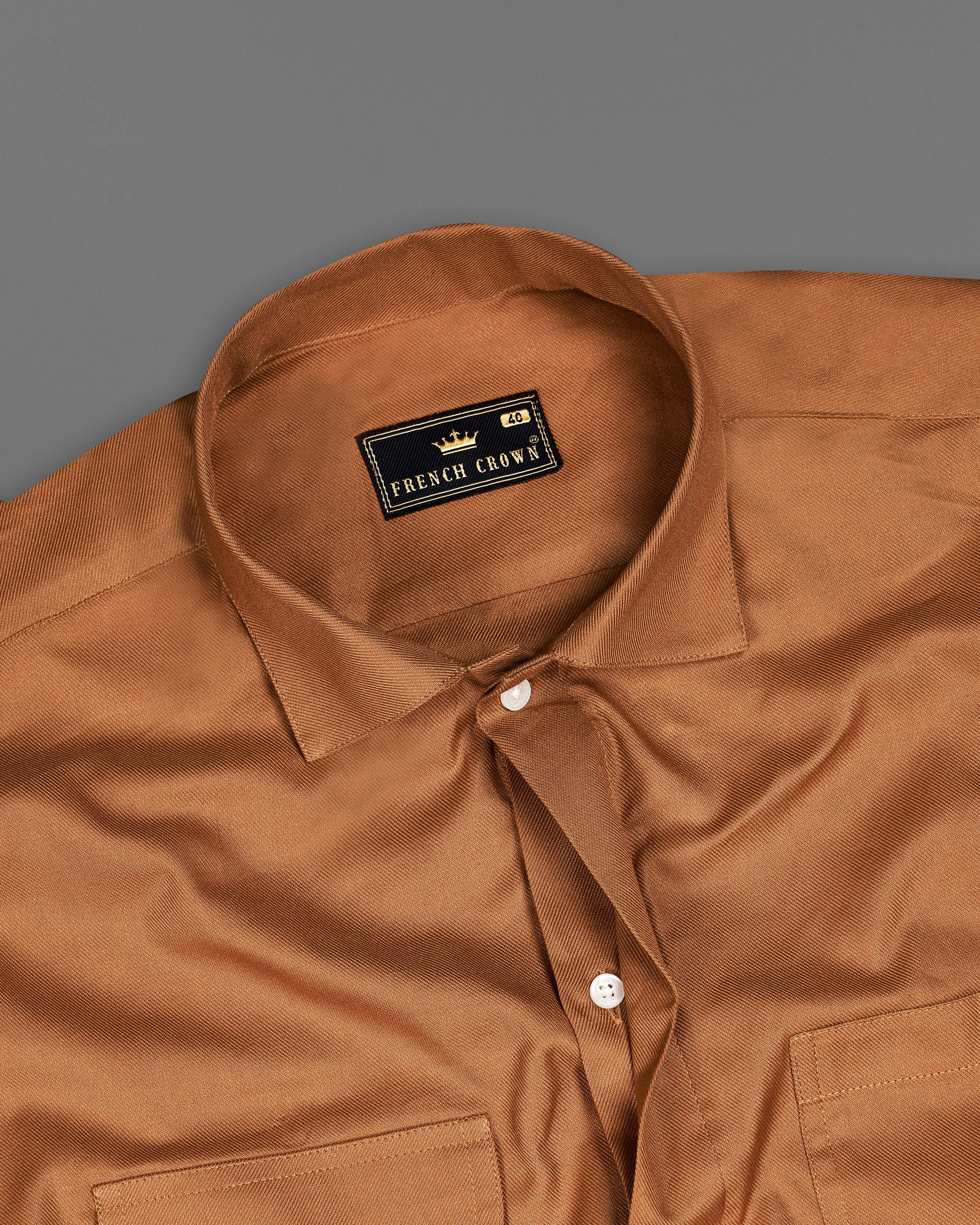 Sepia Brown Twill Premium Cotton Designer Overshirt 9193-OS-P132-38,9193-OS-P132-H-38,9193-OS-P132-39,9193-OS-P132-H-39,9193-OS-P132-40,9193-OS-P132-H-40,9193-OS-P132-42,9193-OS-P132-H-42,9193-OS-P132-44,9193-OS-P132-H-44,9193-OS-P132-46,9193-OS-P132-H-46,9193-OS-P132-48,9193-OS-P132-H-48,9193-OS-P132-50,9193-OS-P132-H-50,9193-OS-P132-52,9193-OS-P132-H-52