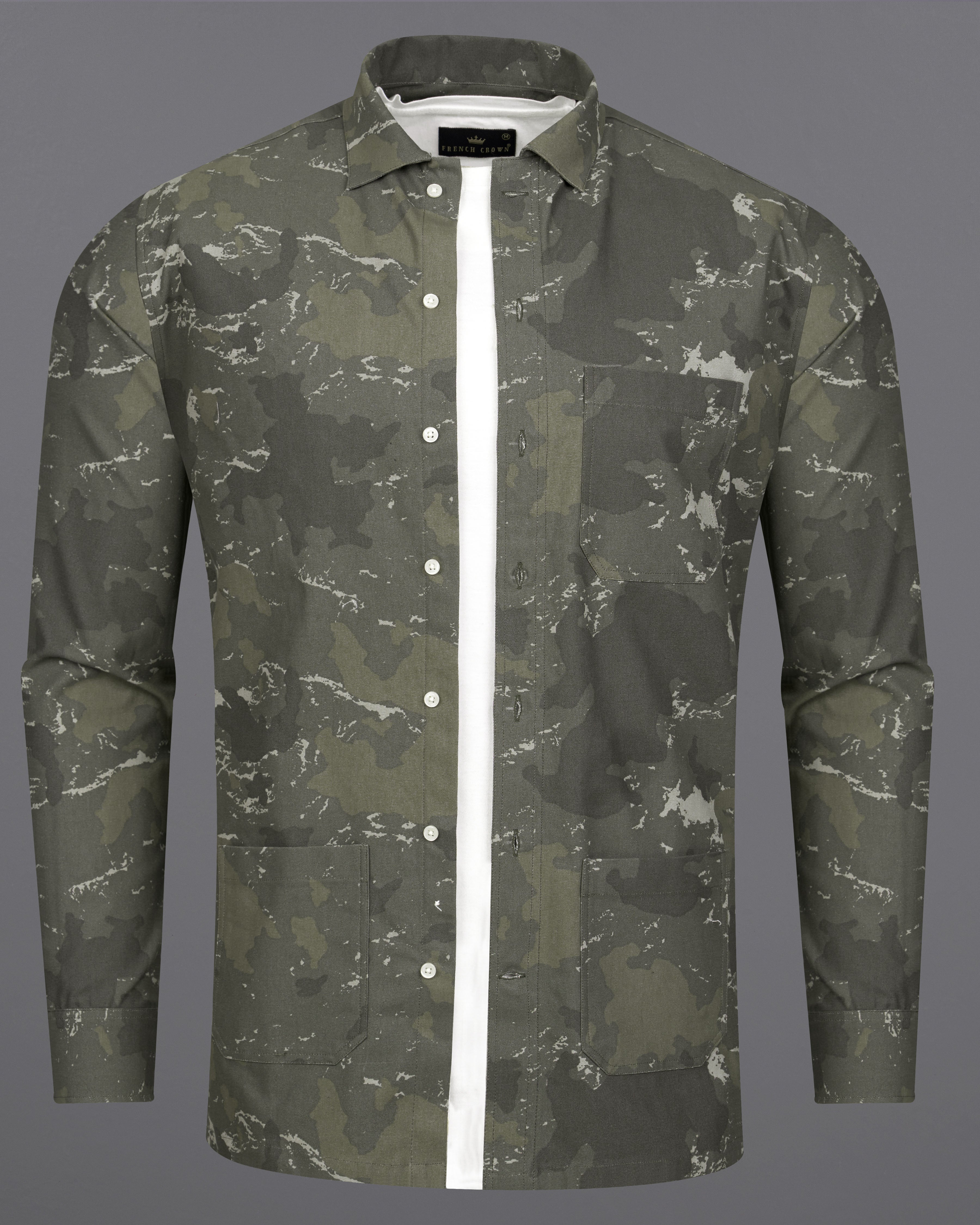 Lunar with Flintt Green and Nebula White Camouflage Royal Oxford Overshirt 9234-CA-OS-P278-38,9234-CA-OS-P278-H-38,9234-CA-OS-P278-39,9234-CA-OS-P278-H-39,9234-CA-OS-P278-40,9234-CA-OS-P278-H-40,9234-CA-OS-P278-42,9234-CA-OS-P278-H-42,9234-CA-OS-P278-44,9234-CA-OS-P278-H-44,9234-CA-OS-P278-46,9234-CA-OS-P278-H-46,9234-CA-OS-P278-48,9234-CA-OS-P278-H-48,9234-CA-OS-P278-50,9234-CA-OS-P278-H-50,9234-CA-OS-P278-52,9234-CA-OS-P278-H-52