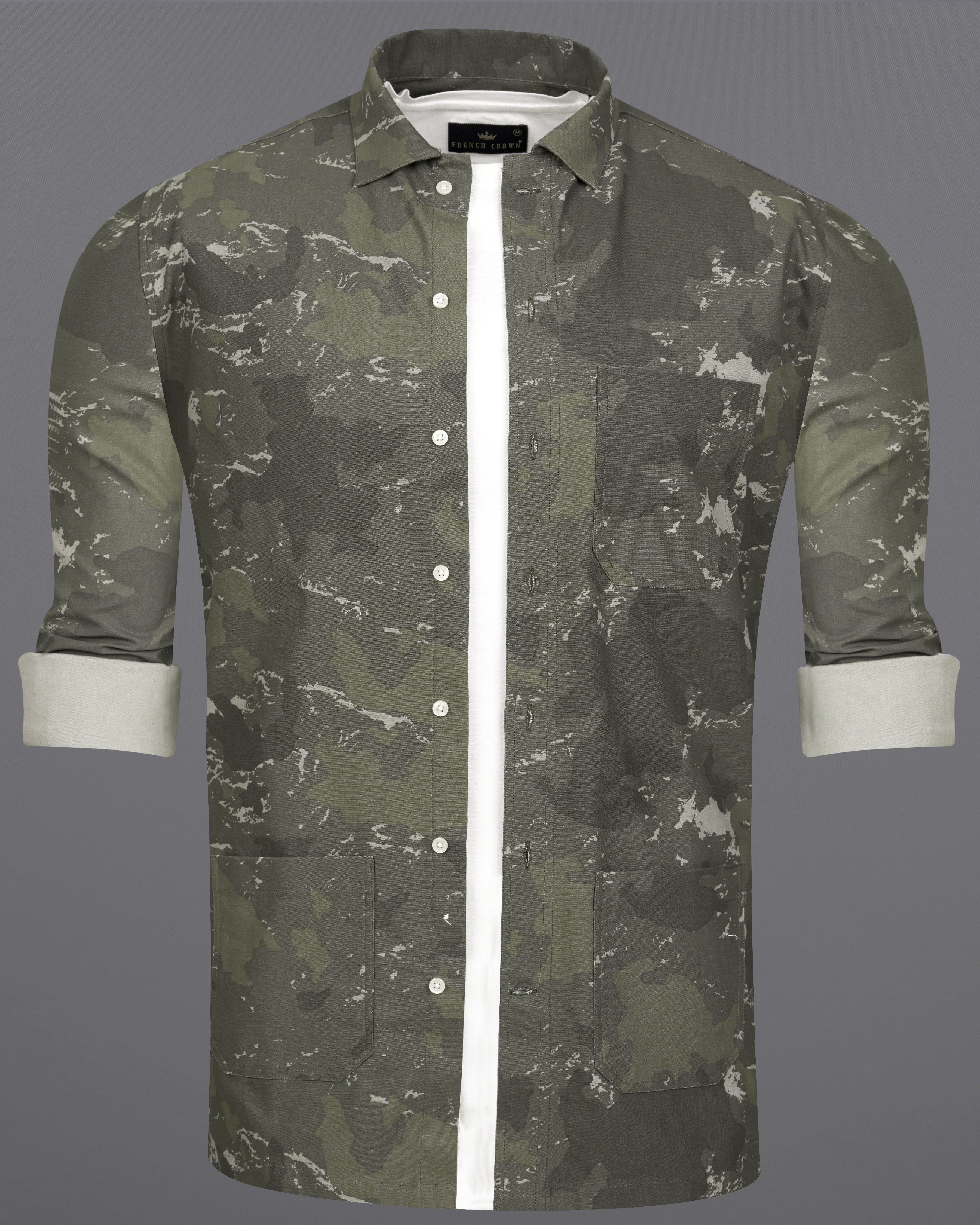 Lunar with Flintt Green and Nebula White Camouflage Royal Oxford Overshirt 9234-CA-OS-P278-38,9234-CA-OS-P278-H-38,9234-CA-OS-P278-39,9234-CA-OS-P278-H-39,9234-CA-OS-P278-40,9234-CA-OS-P278-H-40,9234-CA-OS-P278-42,9234-CA-OS-P278-H-42,9234-CA-OS-P278-44,9234-CA-OS-P278-H-44,9234-CA-OS-P278-46,9234-CA-OS-P278-H-46,9234-CA-OS-P278-48,9234-CA-OS-P278-H-48,9234-CA-OS-P278-50,9234-CA-OS-P278-H-50,9234-CA-OS-P278-52,9234-CA-OS-P278-H-52