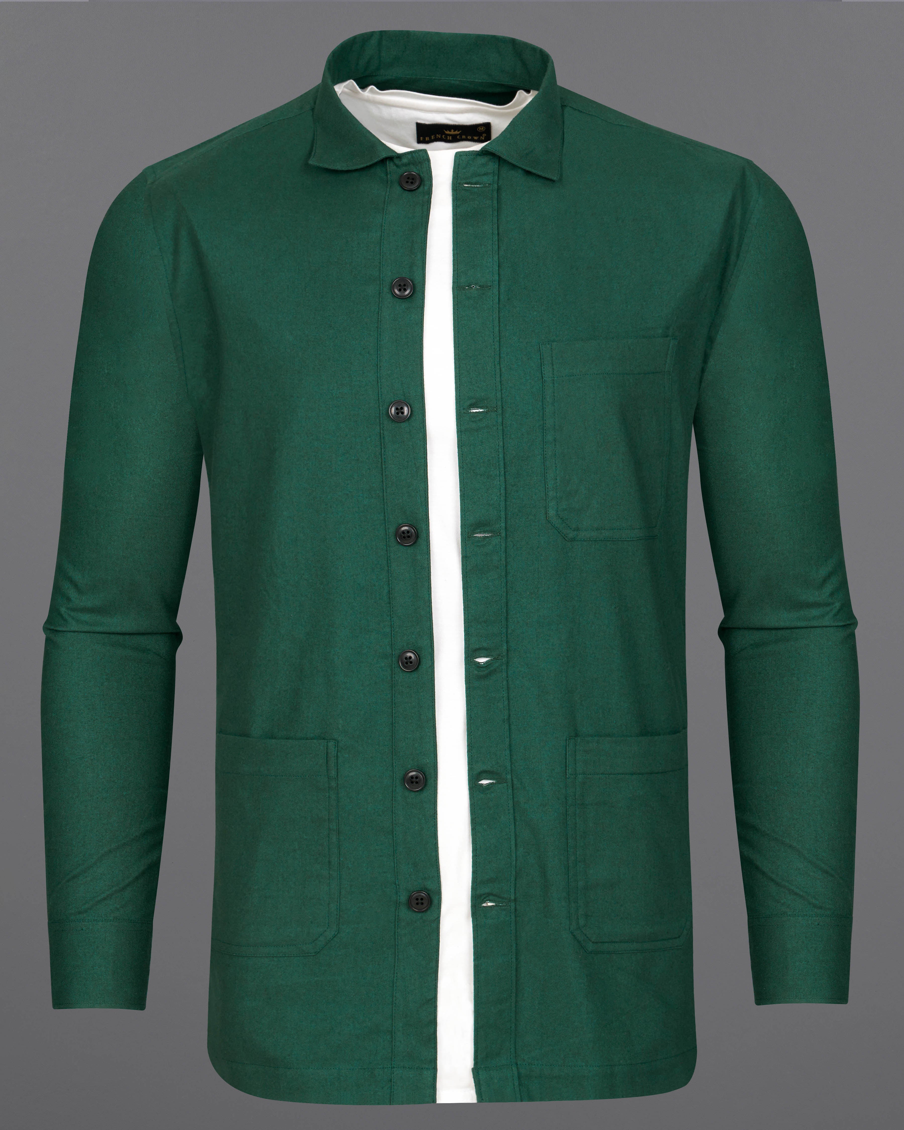 Zucchini Dark Green Twill Premium Cotton Designer Overshirt 9240-CA-OS-P278-38,9240-CA-OS-P278-H-38,9240-CA-OS-P278-39,9240-CA-OS-P278-H-39,9240-CA-OS-P278-40,9240-CA-OS-P278-H-40,9240-CA-OS-P278-42,9240-CA-OS-P278-H-42,9240-CA-OS-P278-44,9240-CA-OS-P278-H-44,9240-CA-OS-P278-46,9240-CA-OS-P278-H-46,9240-CA-OS-P278-48,9240-CA-OS-P278-H-48,9240-CA-OS-P278-50,9240-CA-OS-P278-H-50,9240-CA-OS-P278-52,9240-CA-OS-P278-H-52