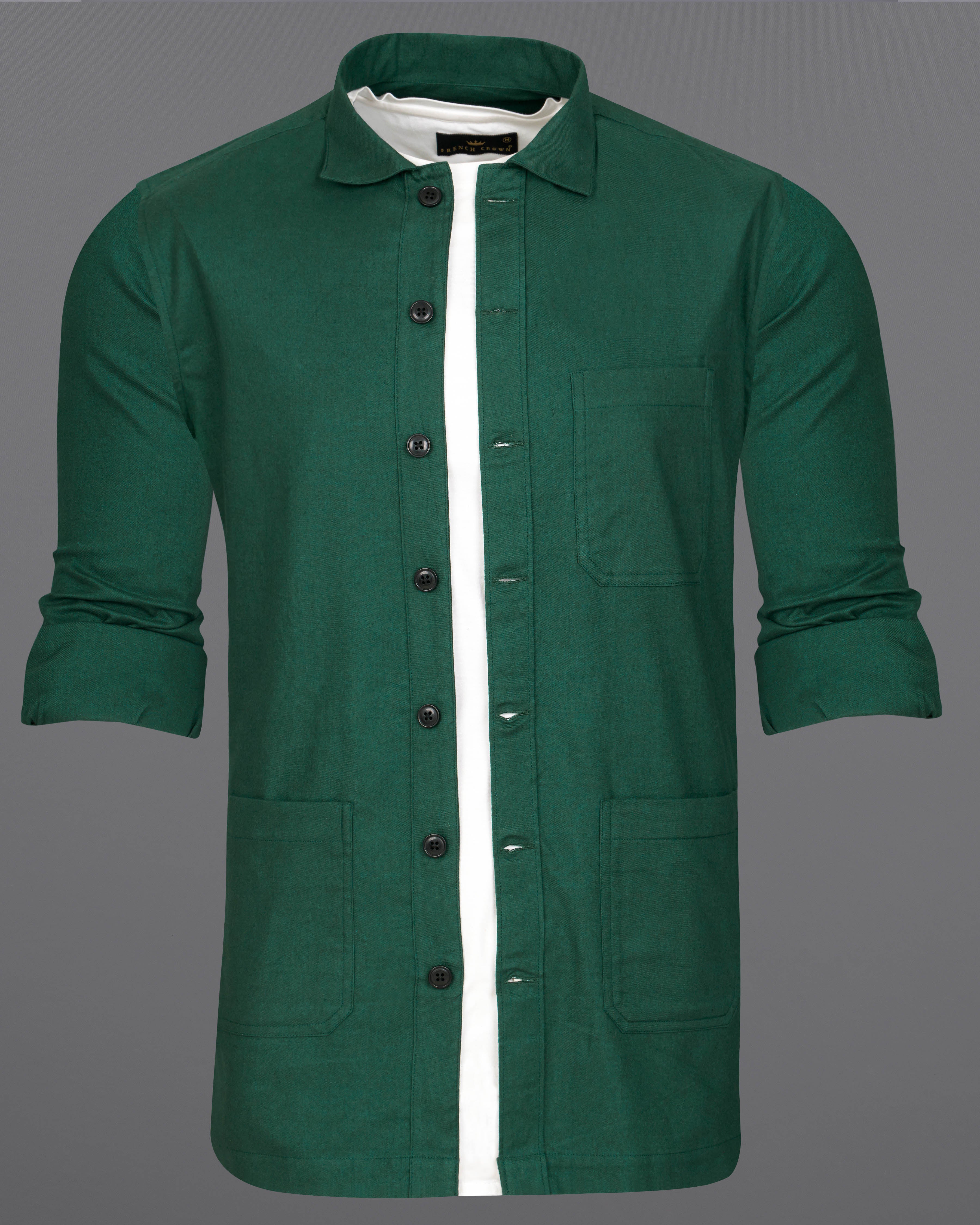 Zucchini Dark Green Twill Premium Cotton Designer Overshirt 9240-CA-OS-P278-38,9240-CA-OS-P278-H-38,9240-CA-OS-P278-39,9240-CA-OS-P278-H-39,9240-CA-OS-P278-40,9240-CA-OS-P278-H-40,9240-CA-OS-P278-42,9240-CA-OS-P278-H-42,9240-CA-OS-P278-44,9240-CA-OS-P278-H-44,9240-CA-OS-P278-46,9240-CA-OS-P278-H-46,9240-CA-OS-P278-48,9240-CA-OS-P278-H-48,9240-CA-OS-P278-50,9240-CA-OS-P278-H-50,9240-CA-OS-P278-52,9240-CA-OS-P278-H-52