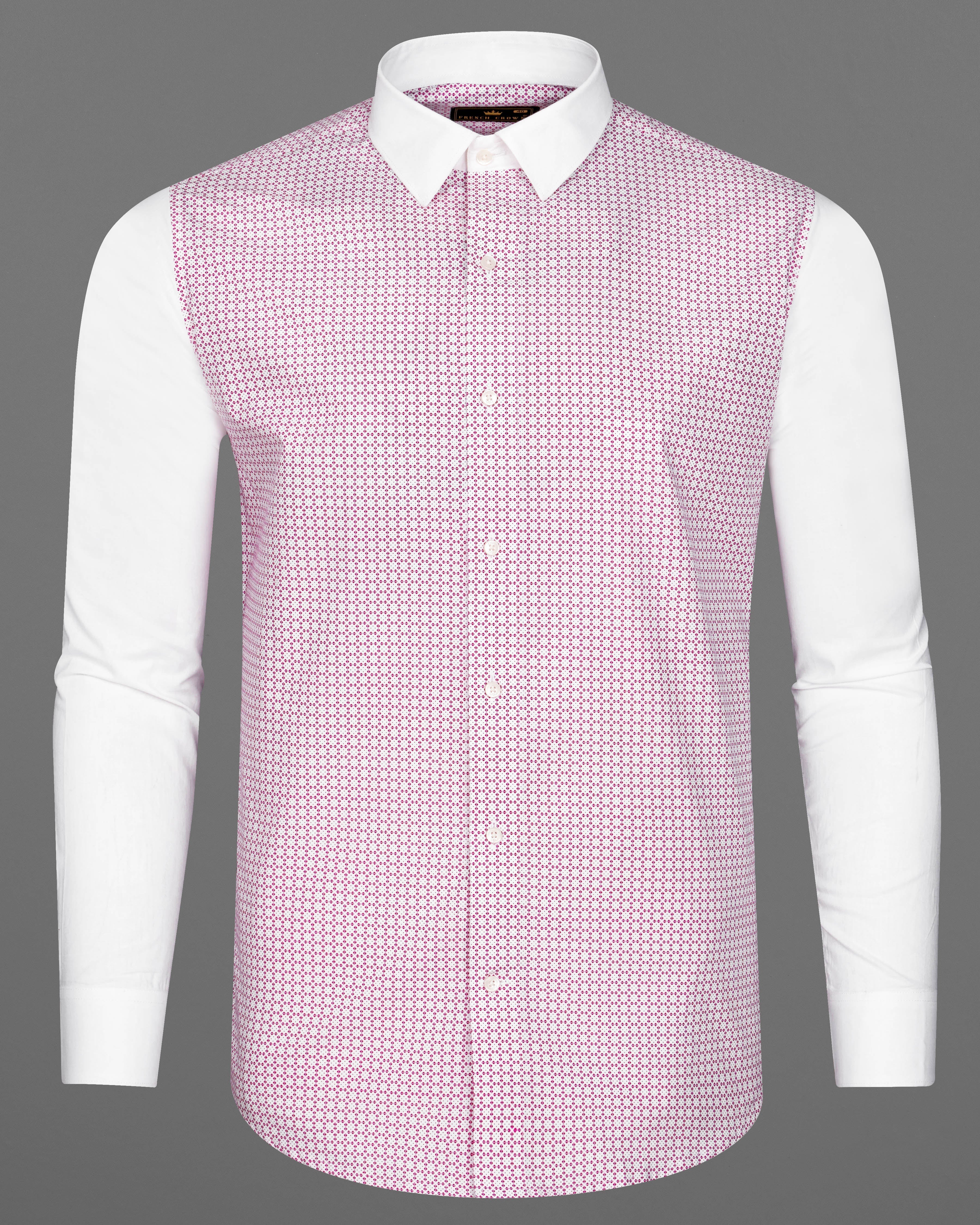 Bright White with Fuchsia Red Premium Cotton Designer Shirt 9288-D19-38,9288-D19-H-38,9288-D19-39,9288-D19-H-39,9288-D19-40,9288-D19-H-40,9288-D19-42,9288-D19-H-42,9288-D19-44,9288-D19-H-44,9288-D19-46,9288-D19-H-46,9288-D19-48,9288-D19-H-48,9288-D19-50,9288-D19-H-50,9288-D19-52,9288-D19-H-52