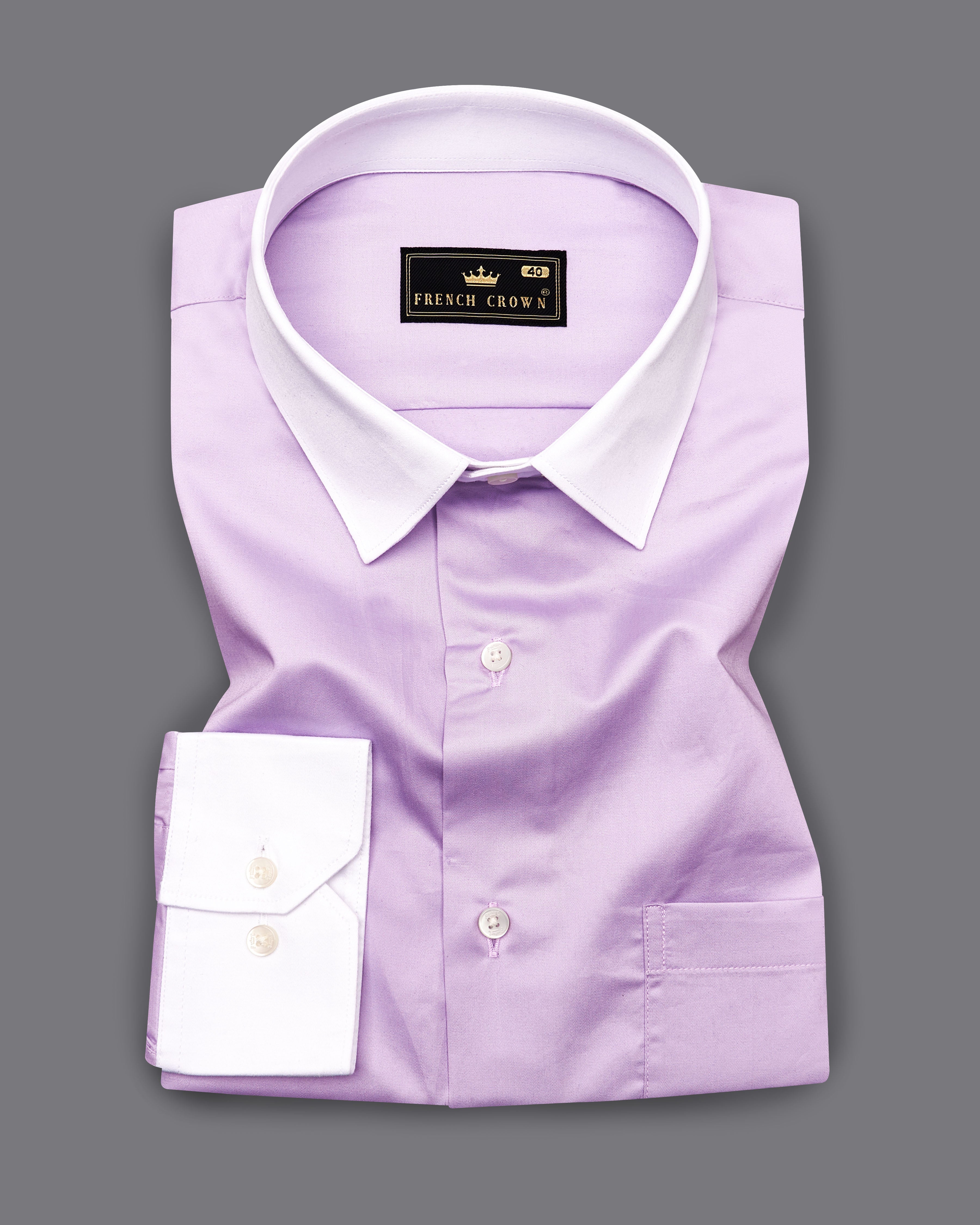 Gainsboro Purple with White Collar Super Soft Premium Cotton Shirt 9291-WCC-38,9291-WCC-H-38,9291-WCC-39,9291-WCC-H-39,9291-WCC-40,9291-WCC-H-40,9291-WCC-42,9291-WCC-H-42,9291-WCC-44,9291-WCC-H-44,9291-WCC-46,9291-WCC-H-46,9291-WCC-48,9291-WCC-H-48,9291-WCC-50,9291-WCC-H-50,9291-WCC-52,9291-WCC-H-52