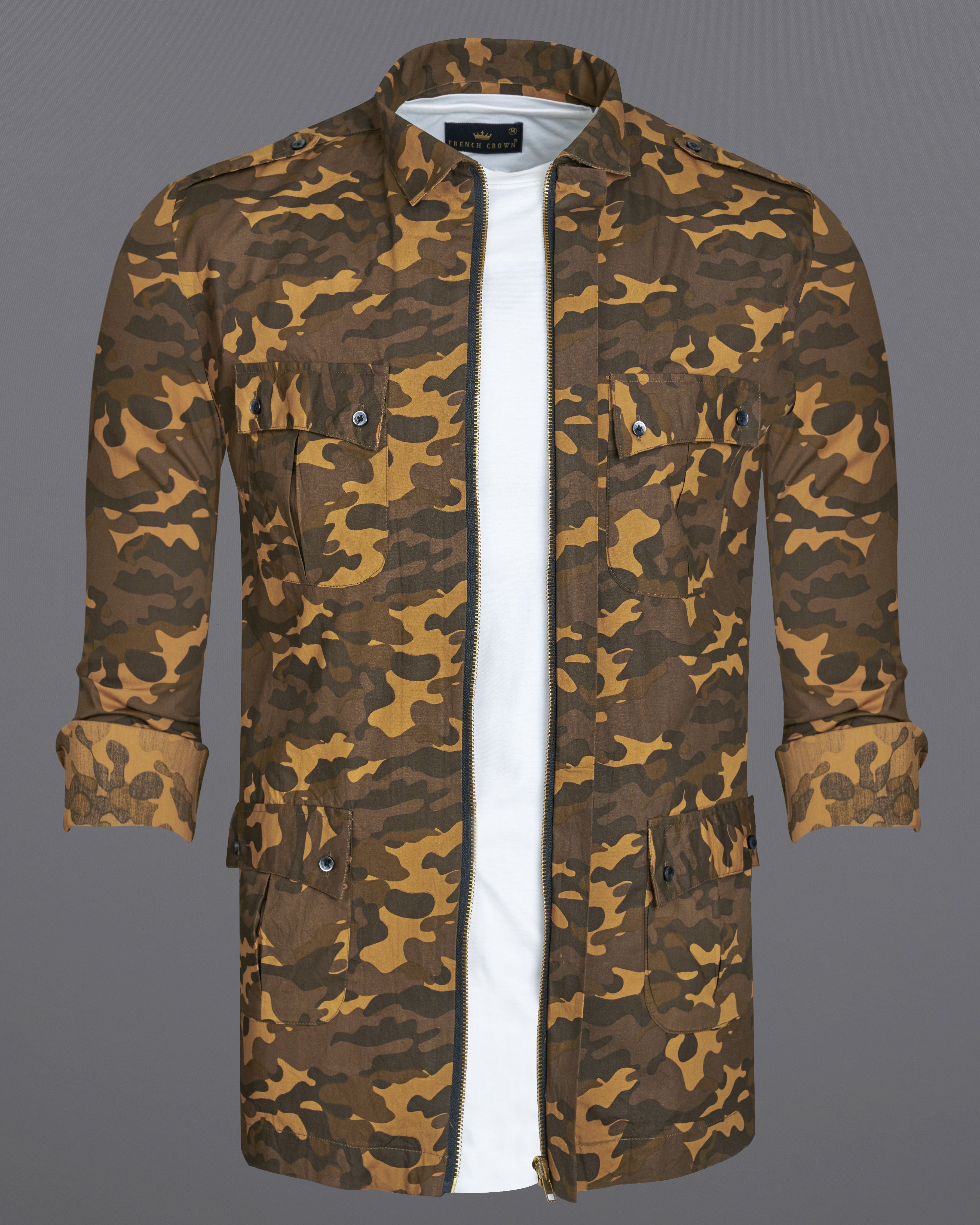 Taupe Brown with Birch Green Camouflage Royal Oxford Overshirt with Zipper Closure 9298-OS-ZP-P95-38,9298-OS-ZP-P95-H-38,9298-OS-ZP-P95-39,9298-OS-ZP-P95-H-39,9298-OS-ZP-P95-40,9298-OS-ZP-P95-H-40,9298-OS-ZP-P95-42,9298-OS-ZP-P95-H-42,9298-OS-ZP-P95-44,9298-OS-ZP-P95-H-44,9298-OS-ZP-P95-46,9298-OS-ZP-P95-H-46,9298-OS-ZP-P95-48,9298-OS-ZP-P95-H-48,9298-OS-ZP-P95-50,9298-OS-ZP-P95-H-50,9298-OS-ZP-P95-52,9298-OS-ZP-P95-H-52