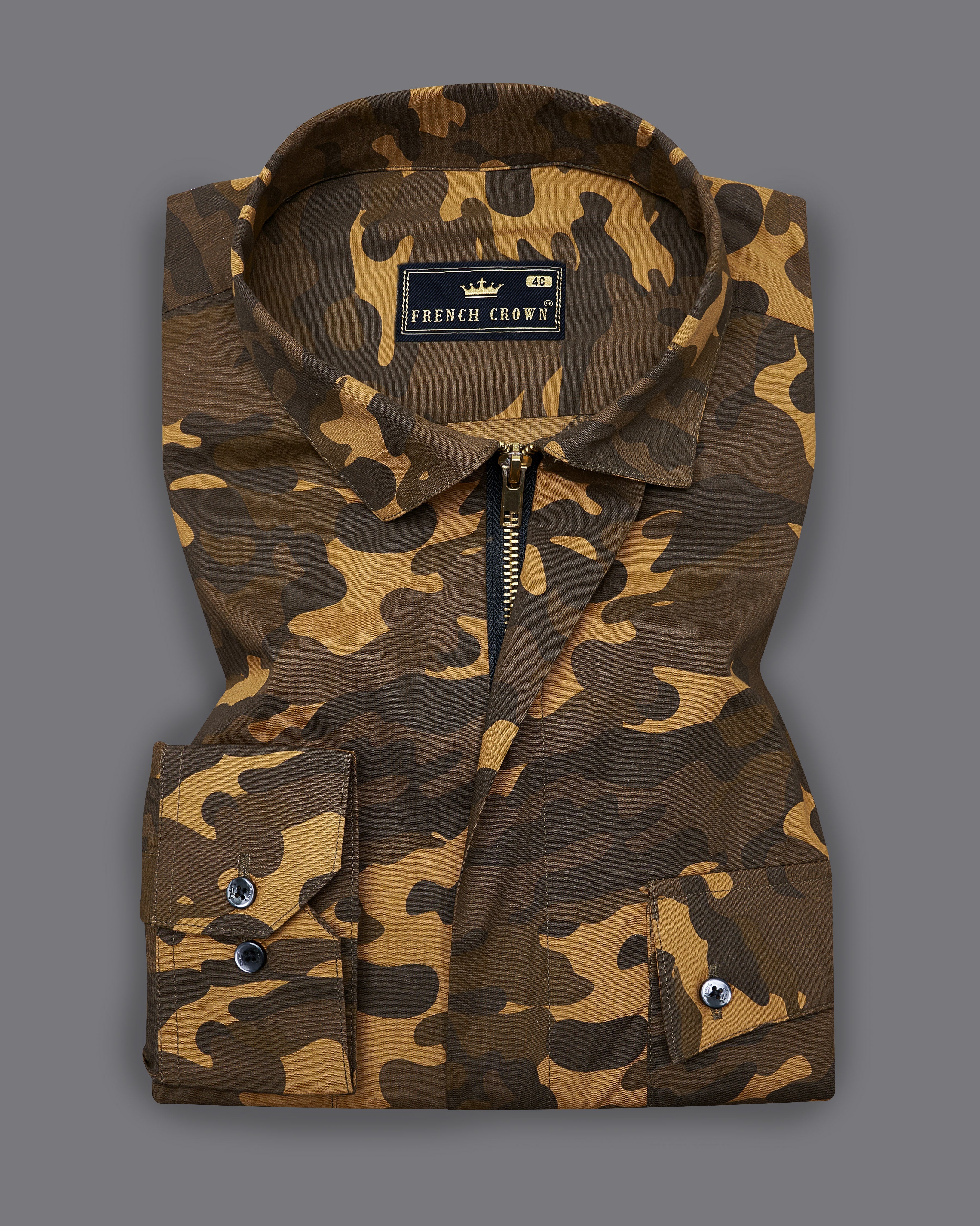 Taupe Brown with Birch Green Camouflage Royal Oxford Overshirt with Zipper Closure 9298-OS-ZP-P95-38,9298-OS-ZP-P95-H-38,9298-OS-ZP-P95-39,9298-OS-ZP-P95-H-39,9298-OS-ZP-P95-40,9298-OS-ZP-P95-H-40,9298-OS-ZP-P95-42,9298-OS-ZP-P95-H-42,9298-OS-ZP-P95-44,9298-OS-ZP-P95-H-44,9298-OS-ZP-P95-46,9298-OS-ZP-P95-H-46,9298-OS-ZP-P95-48,9298-OS-ZP-P95-H-48,9298-OS-ZP-P95-50,9298-OS-ZP-P95-H-50,9298-OS-ZP-P95-52,9298-OS-ZP-P95-H-52