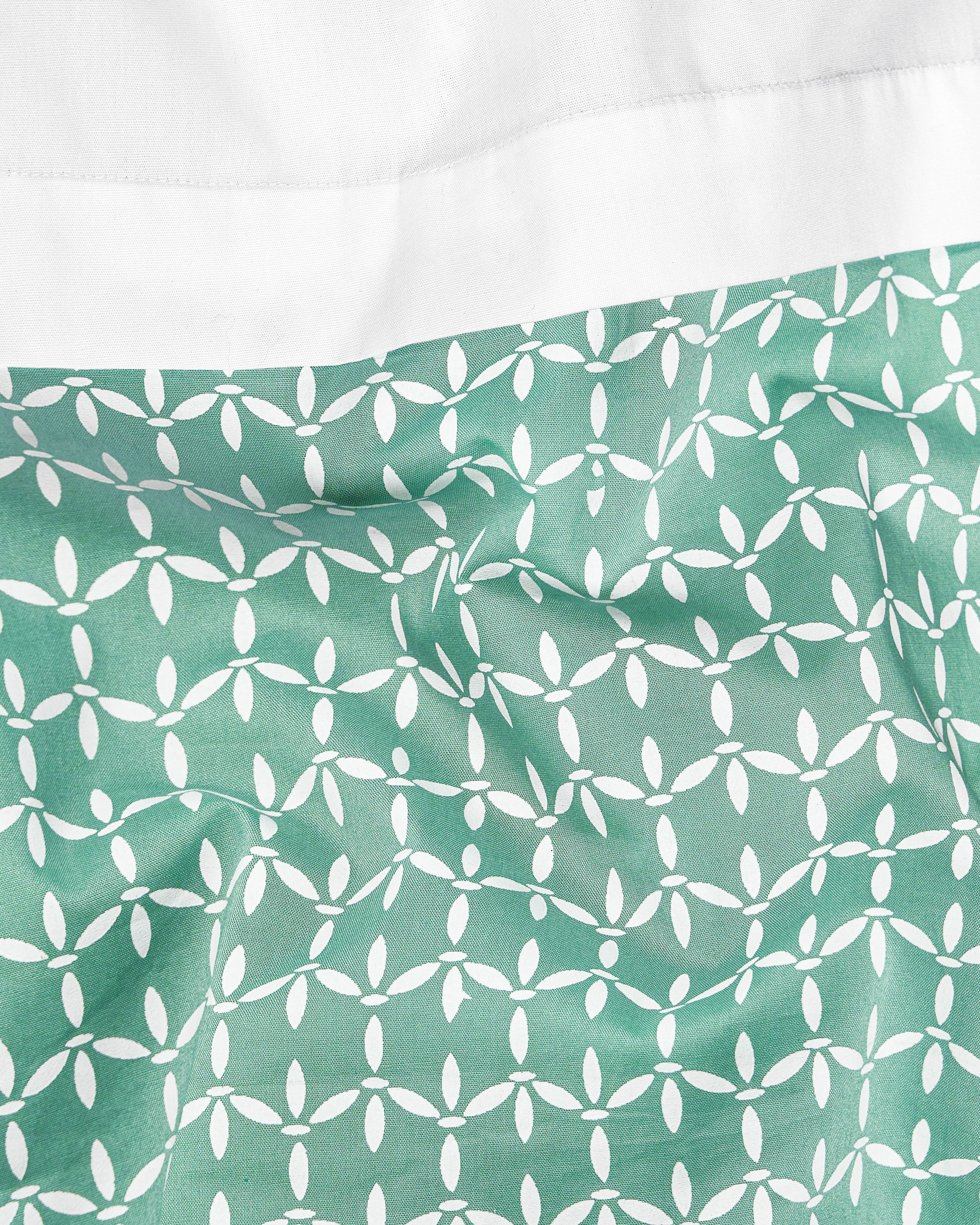 Bright White with Cascade Green Printed Premium Cotton Designer Shirt 9313-P116-38, 9313-P116-H-38, 9313-P116-39, 9313-P116-H-39, 9313-P116-40, 9313-P116-H-40, 9313-P116-42, 9313-P116-H-42, 9313-P116-44, 9313-P116-H-44, 9313-P116-46, 9313-P116-H-46, 9313-P116-48, 9313-P116-H-48, 9313-P116-50, 9313-P116-H-50, 9313-P116-52, 9313-P116-H-52