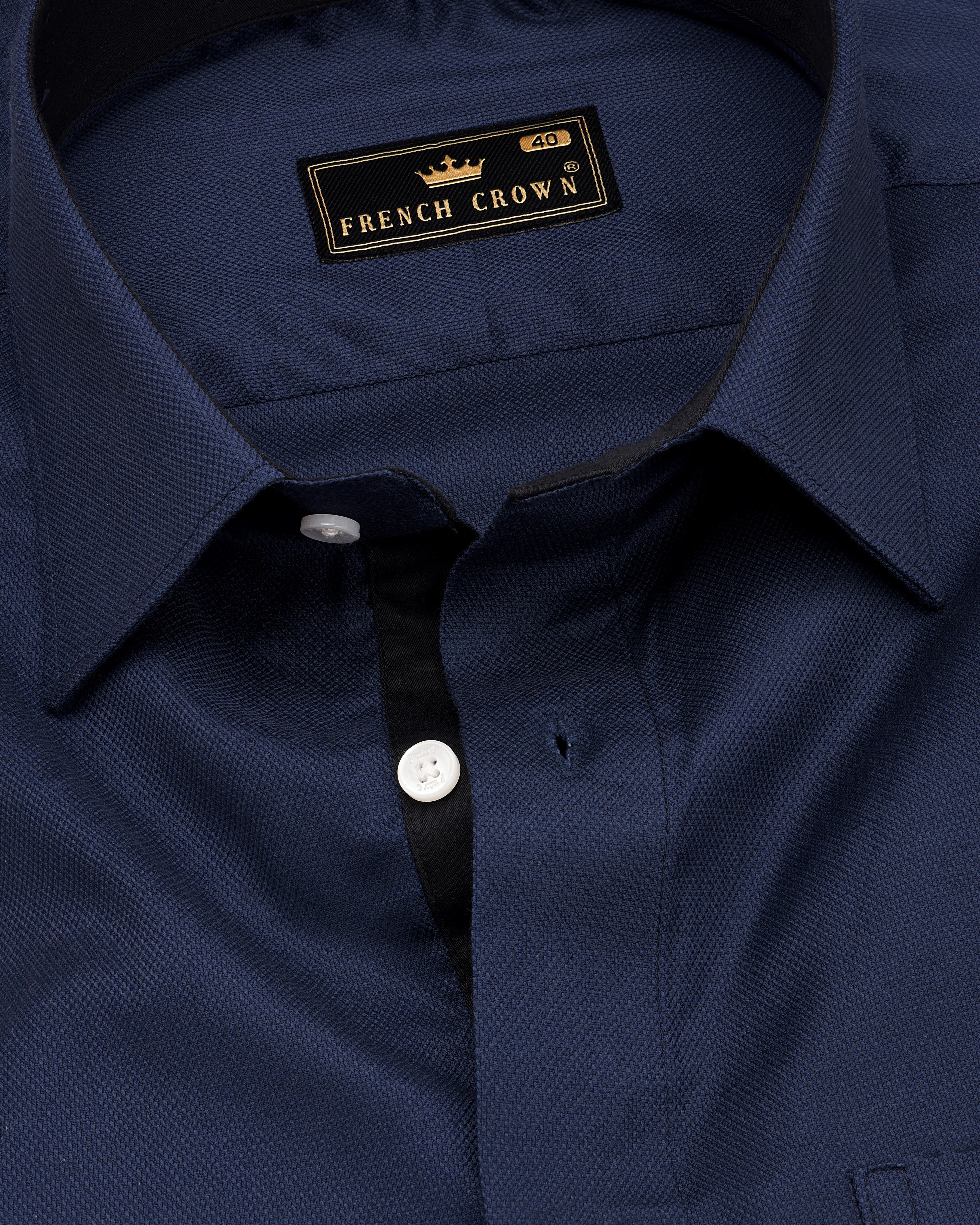 Firefly Navy Blue Dobby Textured Premium Giza Cotton Shirt 9321-CLOTH-P-38, 9321-CLOTH-P-H-38, 9321-CLOTH-P-39, 9321-CLOTH-P-H-39, 9321-CLOTH-P-40, 9321-CLOTH-P-H-40, 9321-CLOTH-P-42, 9321-CLOTH-P-H-42, 9321-CLOTH-P-44, 9321-CLOTH-P-H-44, 9321-CLOTH-P-46, 9321-CLOTH-P-H-46, 9321-CLOTH-P-48, 9321-CLOTH-P-H-48, 9321-CLOTH-P-50, 9321-CLOTH-P-H-50, 9321-CLOTH-P-52, 9321-CLOTH-P-H-52