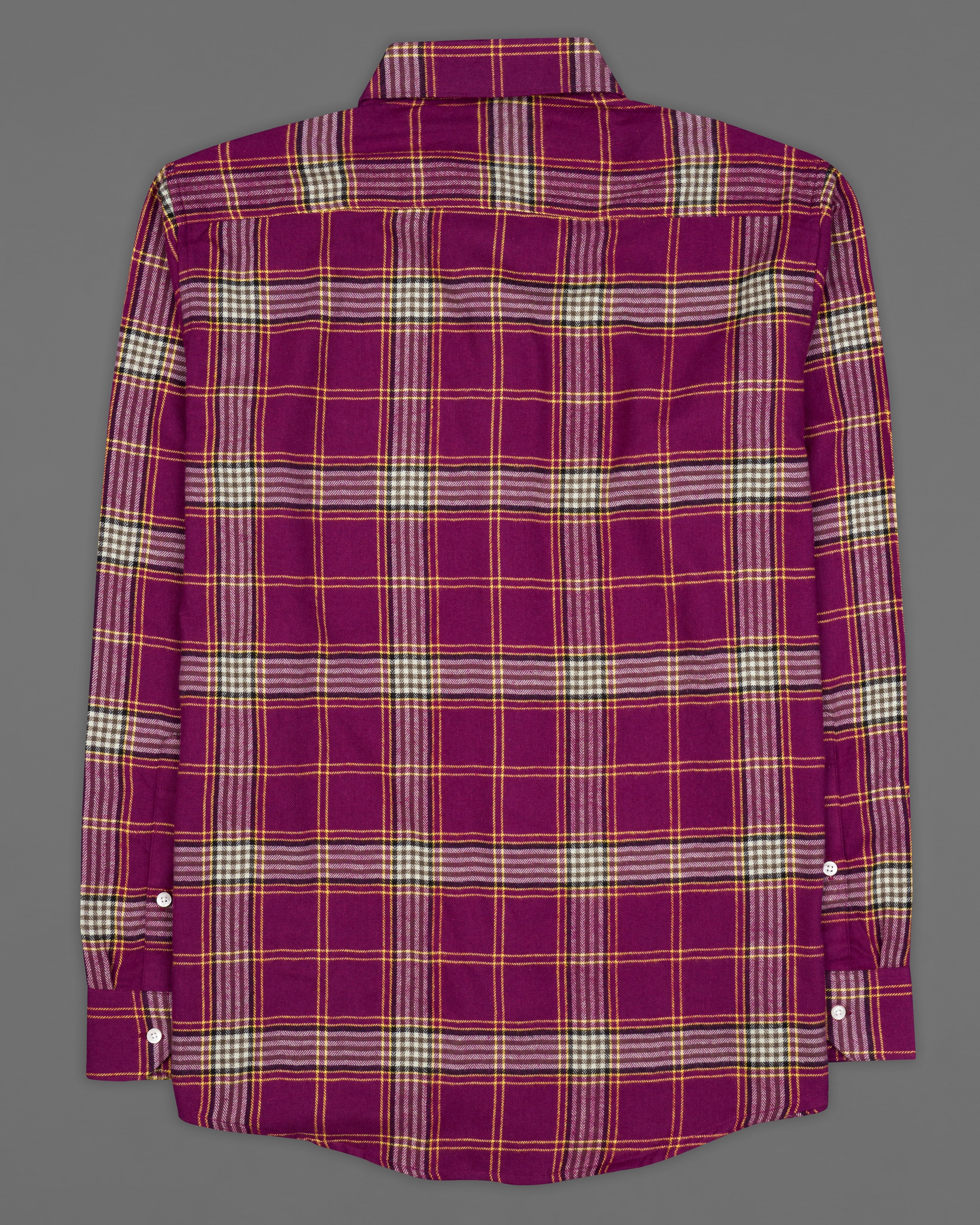 Violet Plaid Flannel Button-Down Shirt 9342-BD-38, 9342-BD-H-38, 9342-BD-39, 9342-BD-H-39, 9342-BD-40, 9342-BD-H-40, 9342-BD-42, 9342-BD-H-42, 9342-BD-44, 9342-BD-H-44, 9342-BD-46, 9342-BD-H-46, 9342-BD-48, 9342-BD-H-48, 9342-BD-50, 9342-BD-H-50, 9342-BD-52, 9342-BD-H-52