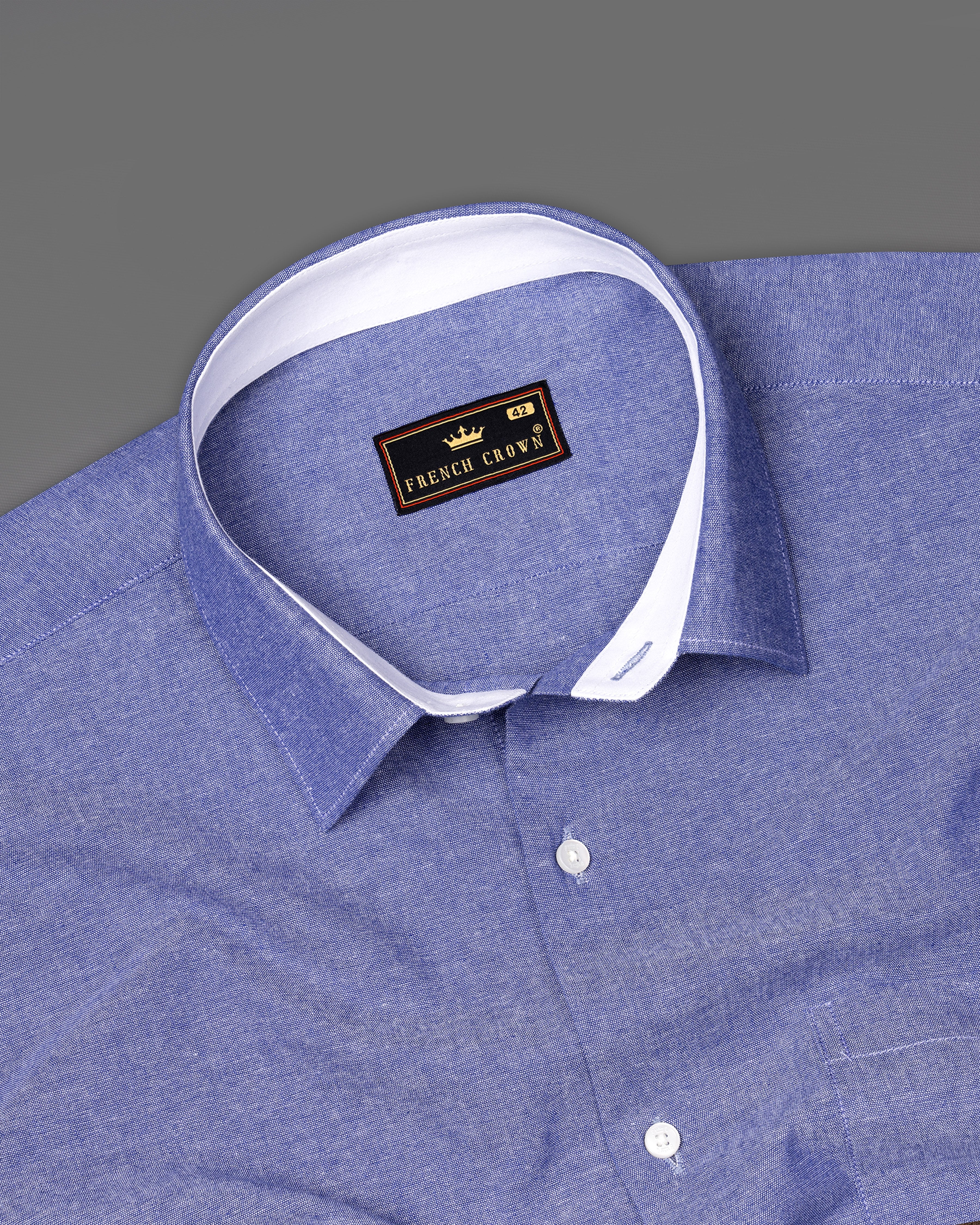 Scampi Blue Luxurious Linen Shirt 9353-CP-38, 9353-CP-H-38, 9353-CP-39, 9353-CP-H-39, 9353-CP-40, 9353-CP-H-40, 9353-CP-42, 9353-CP-H-42, 9353-CP-44, 9353-CP-H-44, 9353-CP-46, 9353-CP-H-46, 9353-CP-48, 9353-CP-H-48, 9353-CP-50, 9353-CP-H-50, 9353-CP-52, 9353-CP-H-52