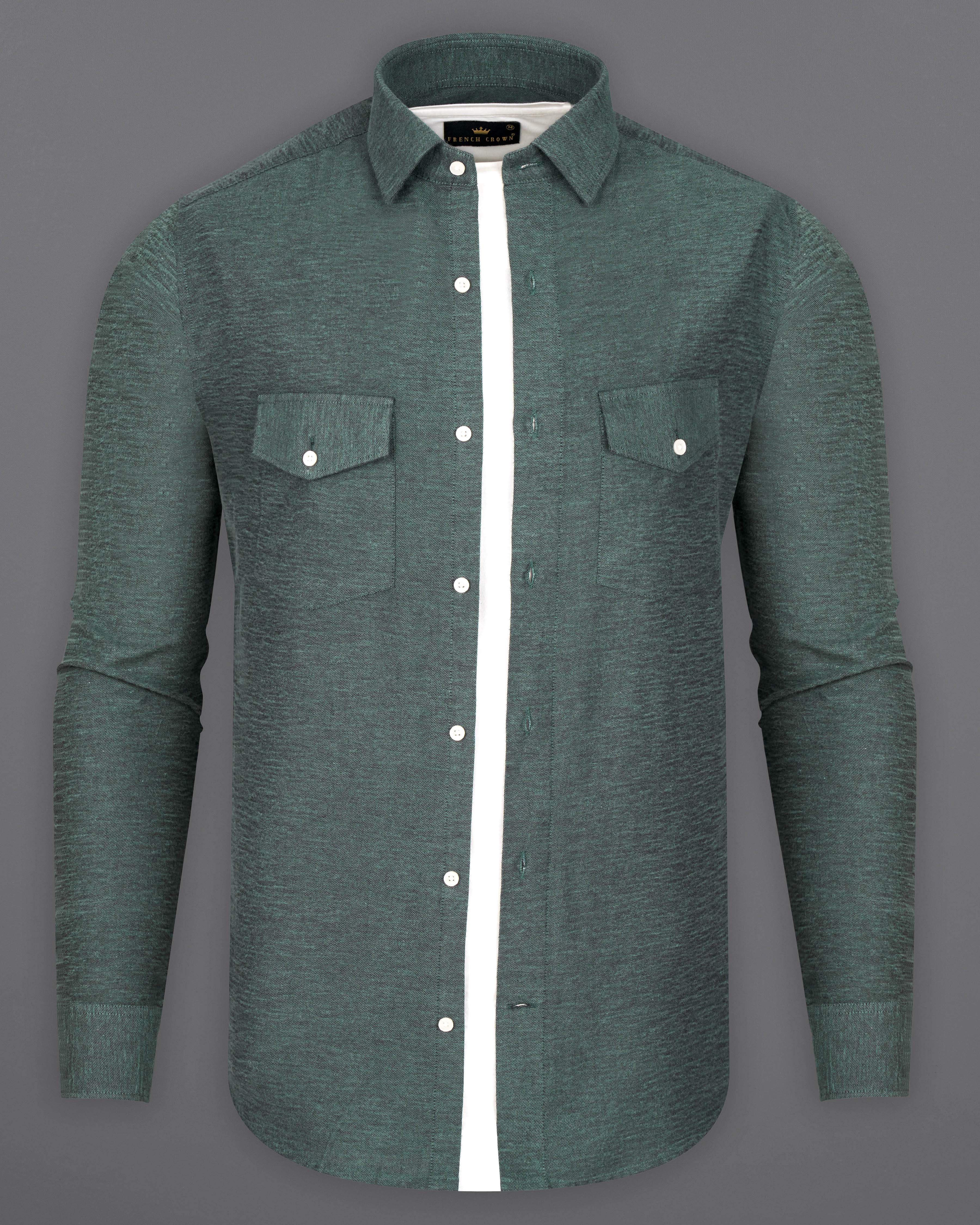 Spruce Green Royal Oxford Overshirt/Shacket