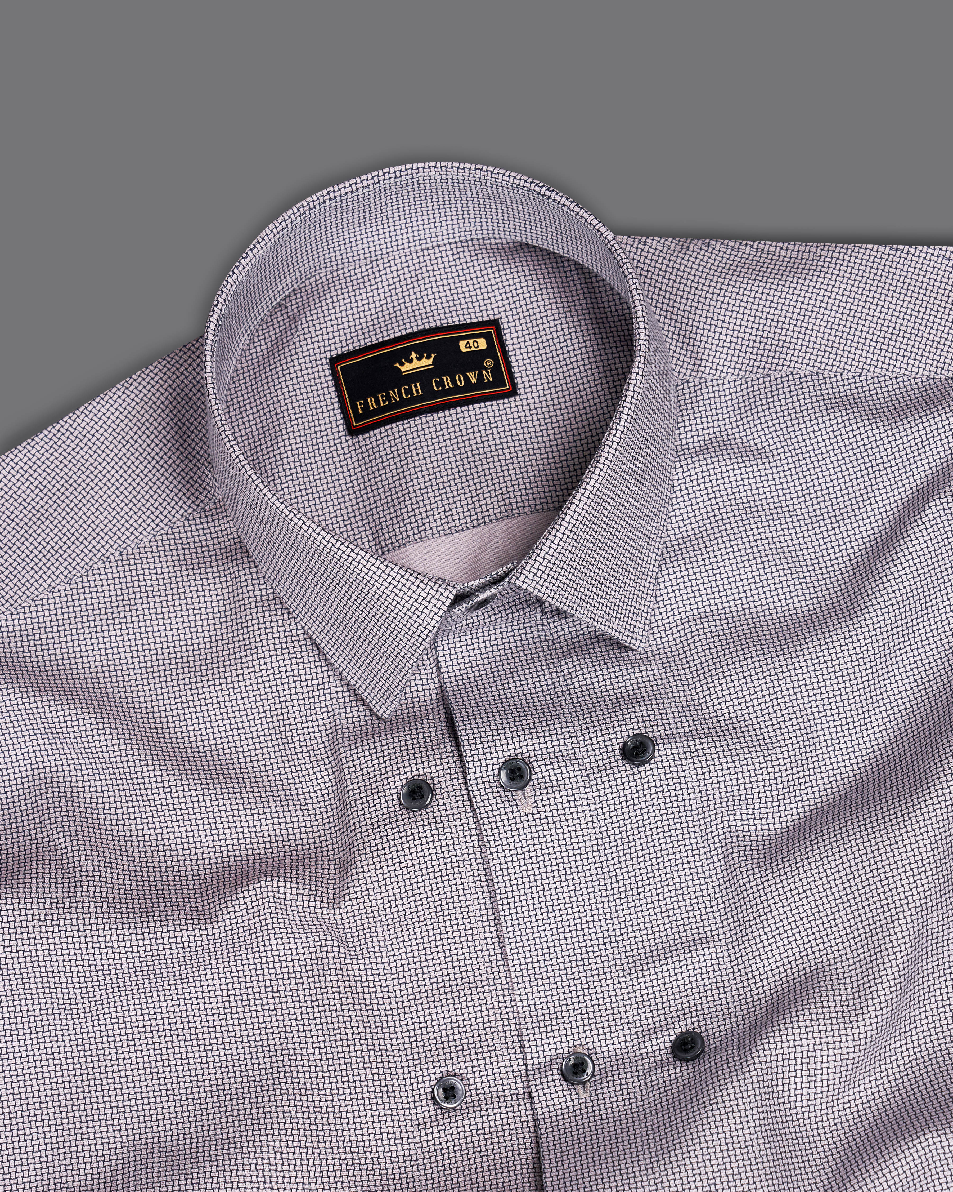 Quartz Gray Textured Royal Oxford Designer Shirt 9407-BLK-P398-38, 9407-BLK-P398-H-38, 9407-BLK-P398-39, 9407-BLK-P398-H-39, 9407-BLK-P398-40, 9407-BLK-P398-H-40, 9407-BLK-P398-42, 9407-BLK-P398-H-42, 9407-BLK-P398-44, 9407-BLK-P398-H-44, 9407-BLK-P398-46, 9407-BLK-P398-H-46, 9407-BLK-P398-48, 9407-BLK-P398-H-48, 9407-BLK-P398-50, 9407-BLK-P398-H-50, 9407-BLK-P398-52, 9407-BLK-P398-H-52