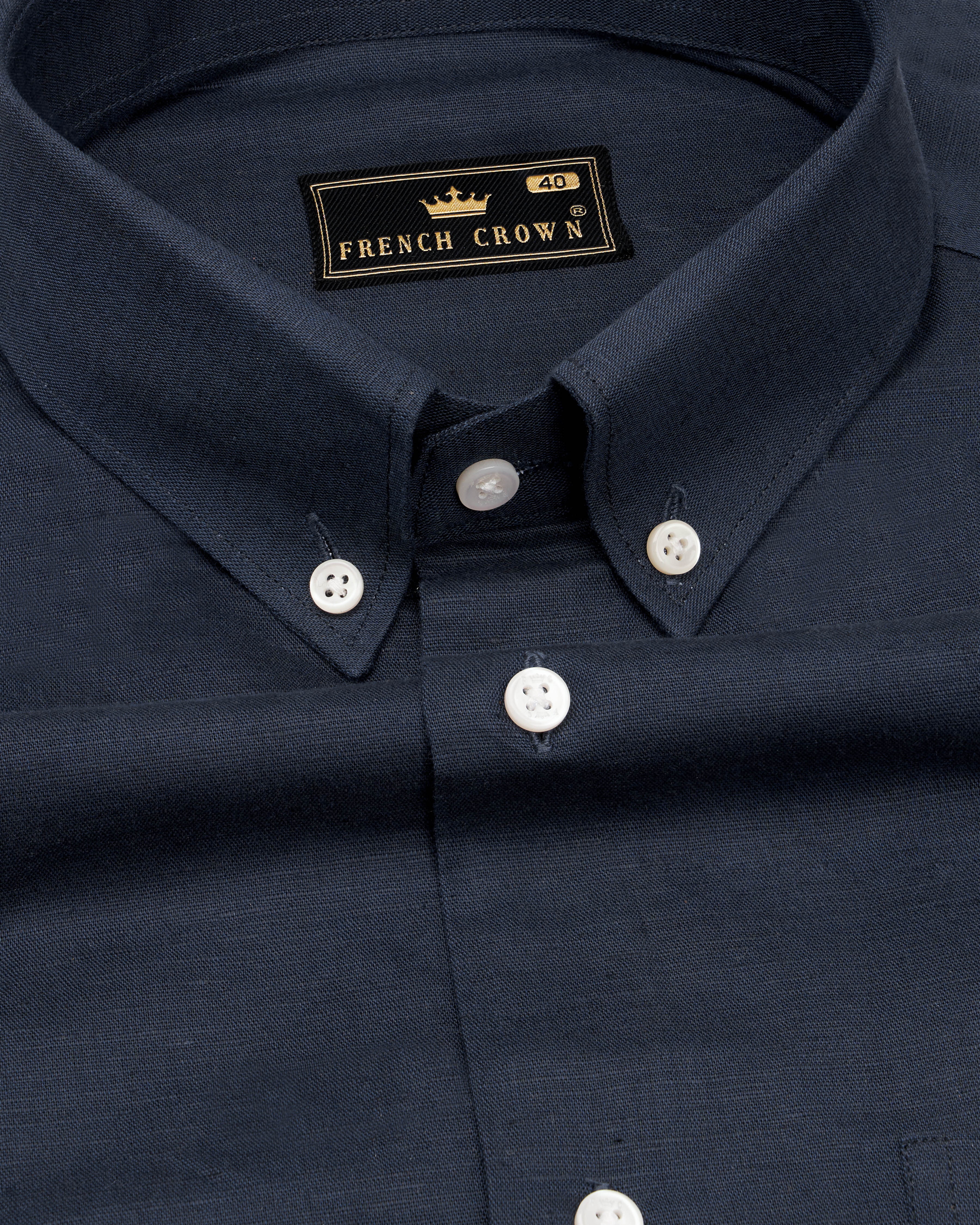 Firefly Navy Blue Luxurious Linen Shirt 9434-BD-38, 9434-BD-H-38, 9434-BD-39, 9434-BD-H-39, 9434-BD-40, 9434-BD-H-40, 9434-BD-42, 9434-BD-H-42, 9434-BD-44, 9434-BD-H-44, 9434-BD-46, 9434-BD-H-46, 9434-BD-48, 9434-BD-H-48, 9434-BD-50, 9434-BD-H-50, 9434-BD-52, 9434-BD-H-52