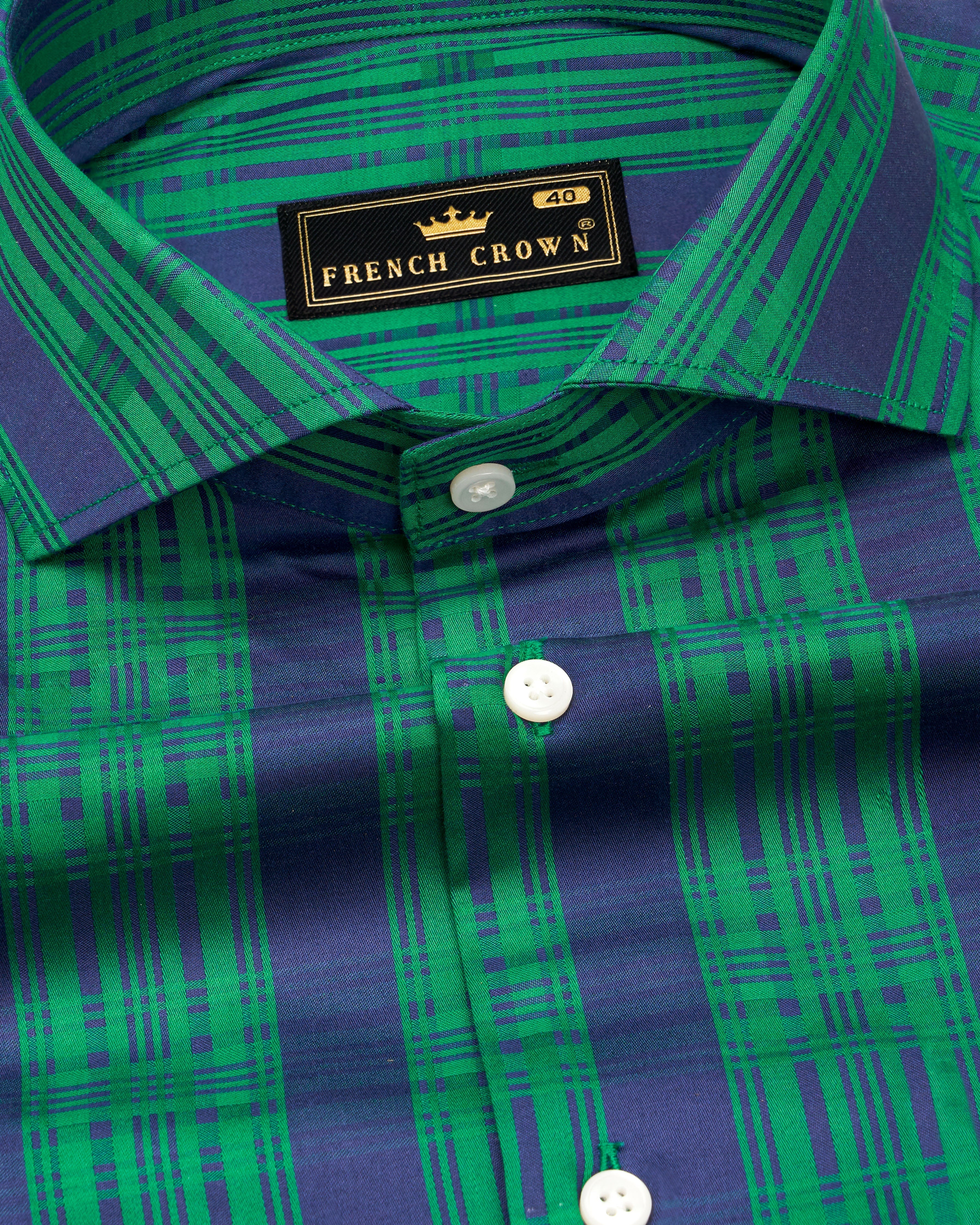 Eucalyptus Green with Rhino Blue Striped Dobby Premium Giza Cotton Shirt 9438-CA-38, 9438-CA-H-38, 9438-CA-39, 9438-CA-H-39, 9438-CA-40, 9438-CA-H-40, 9438-CA-42, 9438-CA-H-42, 9438-CA-44, 9438-CA-H-44, 9438-CA-46, 9438-CA-H-46, 9438-CA-48, 9438-CA-H-48, 9438-CA-50, 9438-CA-H-50, 9438-CA-52, 9438-CA-H-52