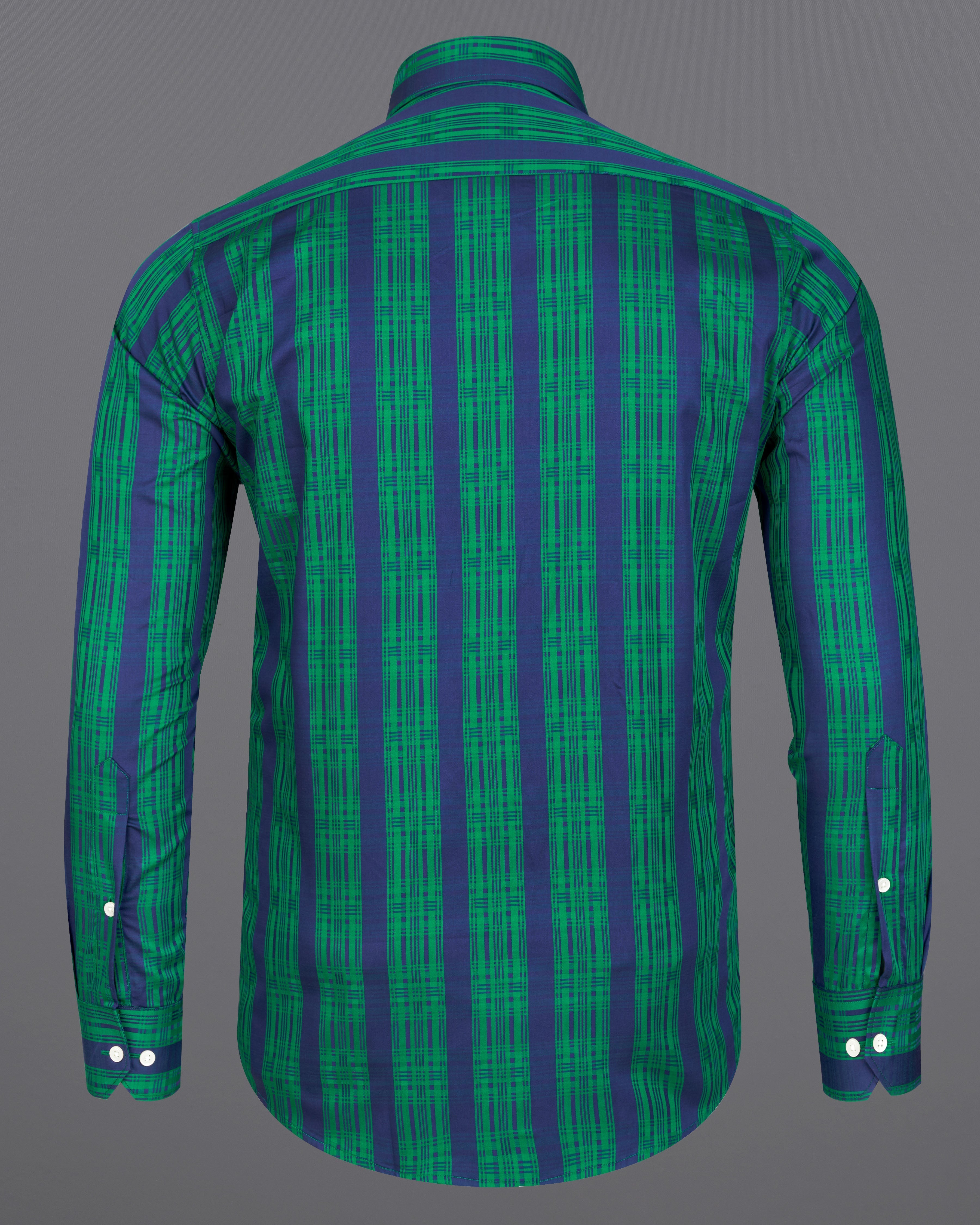 Eucalyptus Green with Rhino Blue Striped Dobby Premium Giza Cotton Shirt 9438-CA-38, 9438-CA-H-38, 9438-CA-39, 9438-CA-H-39, 9438-CA-40, 9438-CA-H-40, 9438-CA-42, 9438-CA-H-42, 9438-CA-44, 9438-CA-H-44, 9438-CA-46, 9438-CA-H-46, 9438-CA-48, 9438-CA-H-48, 9438-CA-50, 9438-CA-H-50, 9438-CA-52, 9438-CA-H-52