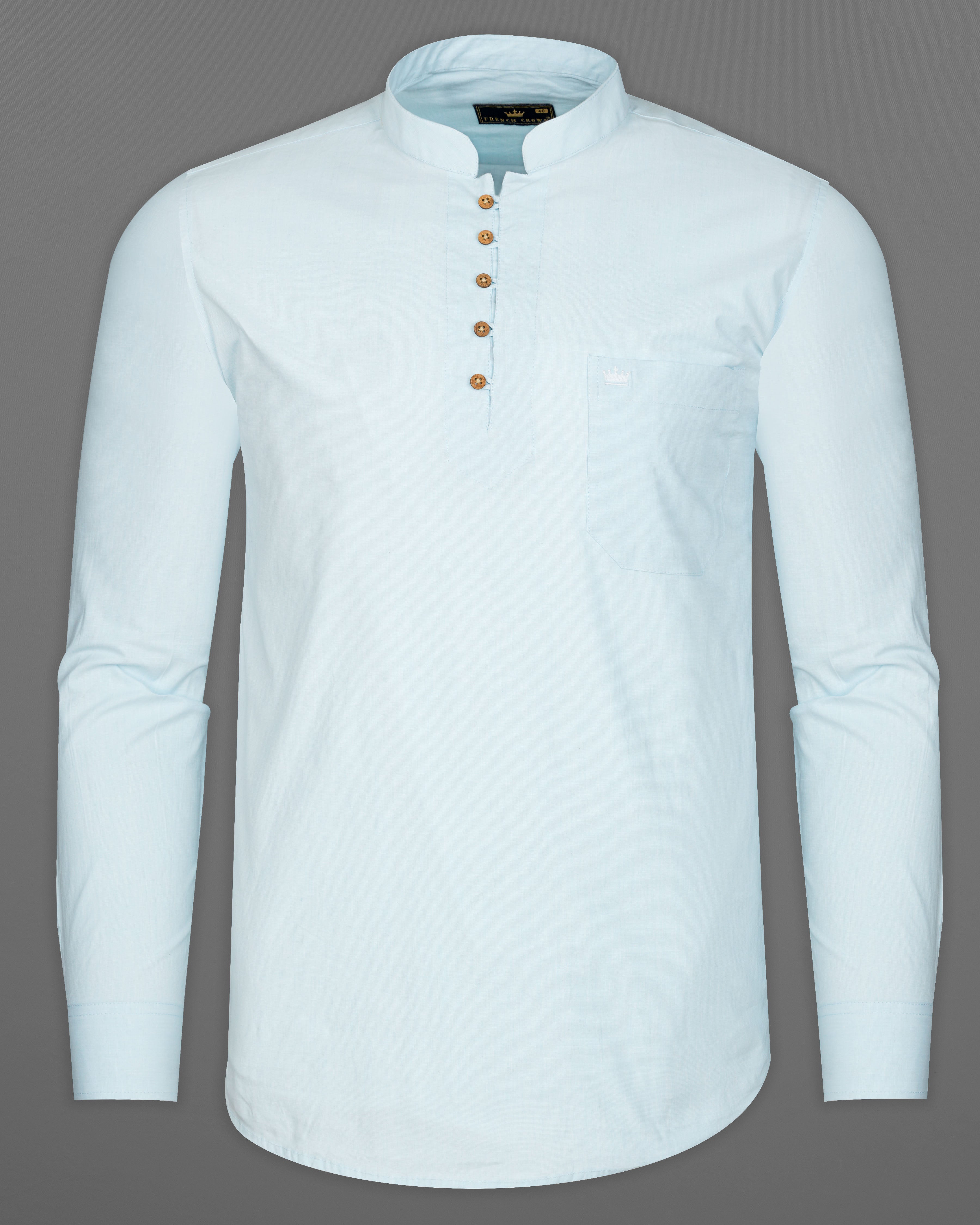 Platinum Sky Blue Royal Oxford Kurta Shirt 9456-KS-38, 9456-KS-H-38, 9456-KS-39, 9456-KS-H-39, 9456-KS-40, 9456-KS-H-40, 9456-KS-42, 9456-KS-H-42, 9456-KS-44, 9456-KS-H-44, 9456-KS-46, 9456-KS-H-46, 9456-KS-48, 9456-KS-H-48, 9456-KS-50, 9456-KS-H-50, 9456-KS-52, 9456-KS-H-52