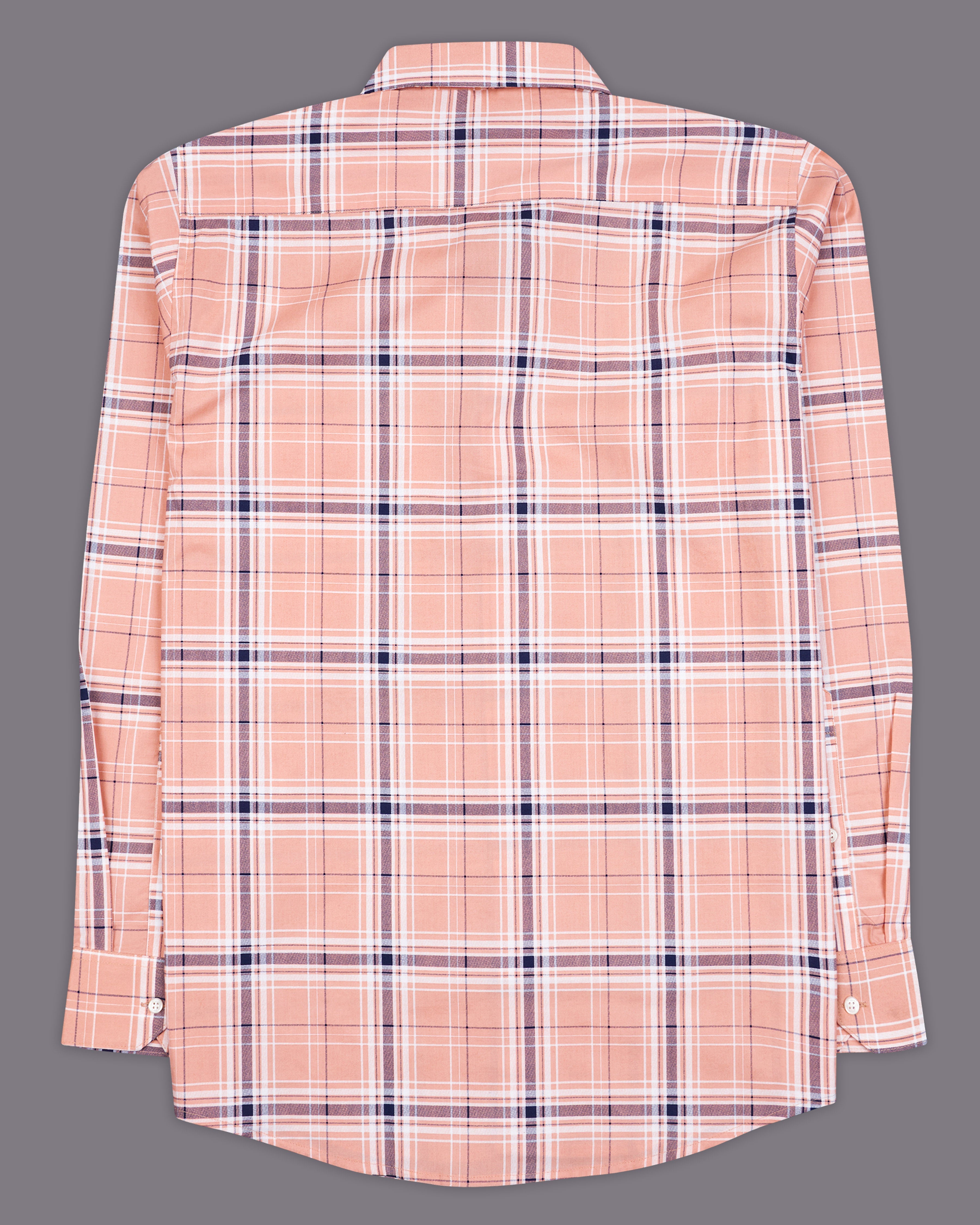 Cashmere Peach Plaid Royal Oxford Shirt 9464-BD-38, 9464-BD-H-38, 9464-BD-39, 9464-BD-H-39, 9464-BD-40, 9464-BD-H-40, 9464-BD-42, 9464-BD-H-42, 9464-BD-44, 9464-BD-H-44, 9464-BD-46, 9464-BD-H-46, 9464-BD-48, 9464-BD-H-48, 9464-BD-50, 9464-BD-H-50, 9464-BD-52, 9464-BD-H-52