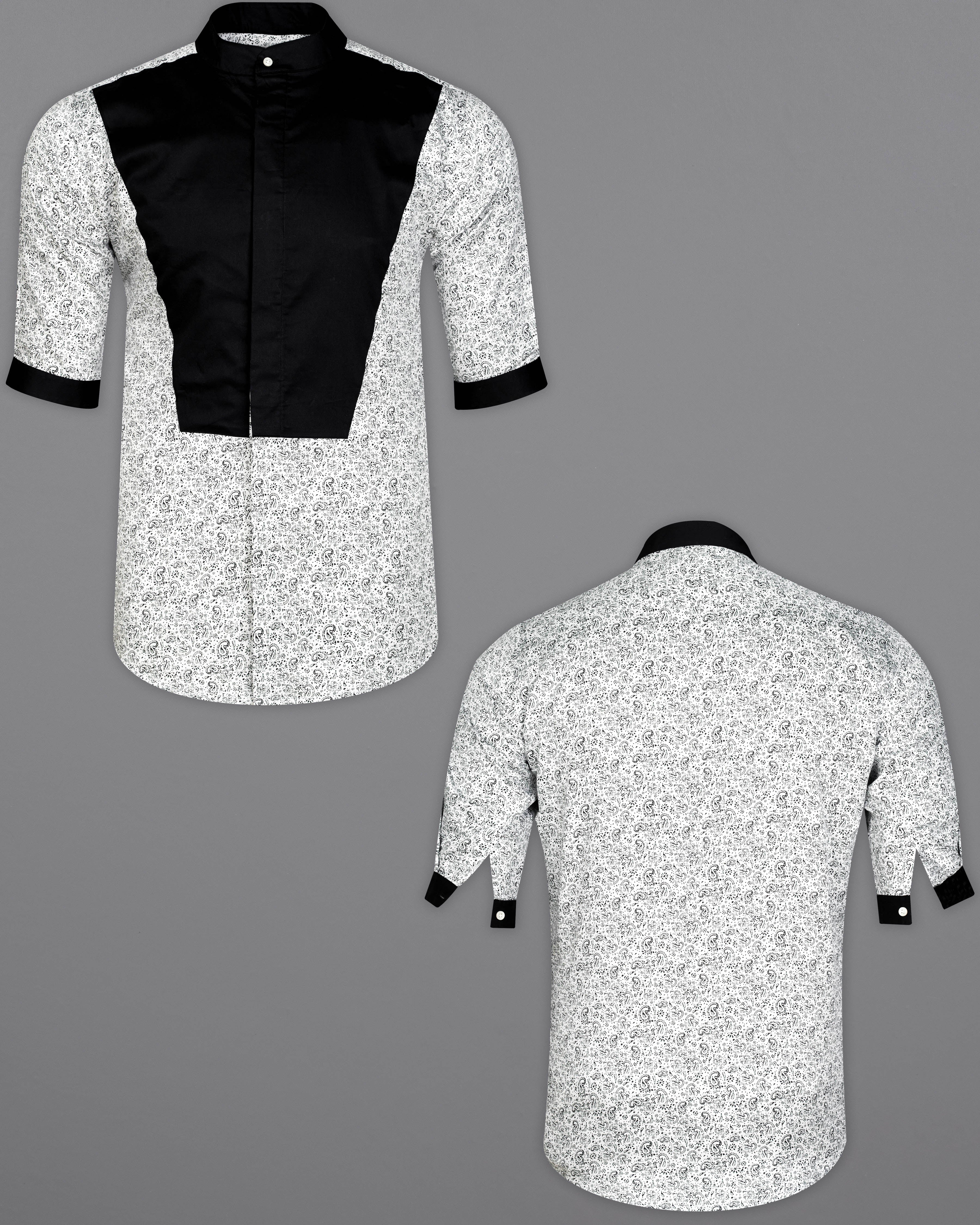 Jade Black and White with Paisley Printed Super Soft Premium Cotton Designer Shirt 9523-M-P221-38, 9523-M-P221-H-38, 9523-M-P221-39, 9523-M-P221-H-39, 9523-M-P221-40, 9523-M-P221-H-40, 9523-M-P221-42, 9523-M-P221-H-42, 9523-M-P221-44, 9523-M-P221-H-44, 9523-M-P221-46, 9523-M-P221-H-46, 9523-M-P221-48, 9523-M-P221-H-48, 9523-M-P221-50, 9523-M-P221-H-50, 9523-M-P221-52, 9523-M-P221-H-52