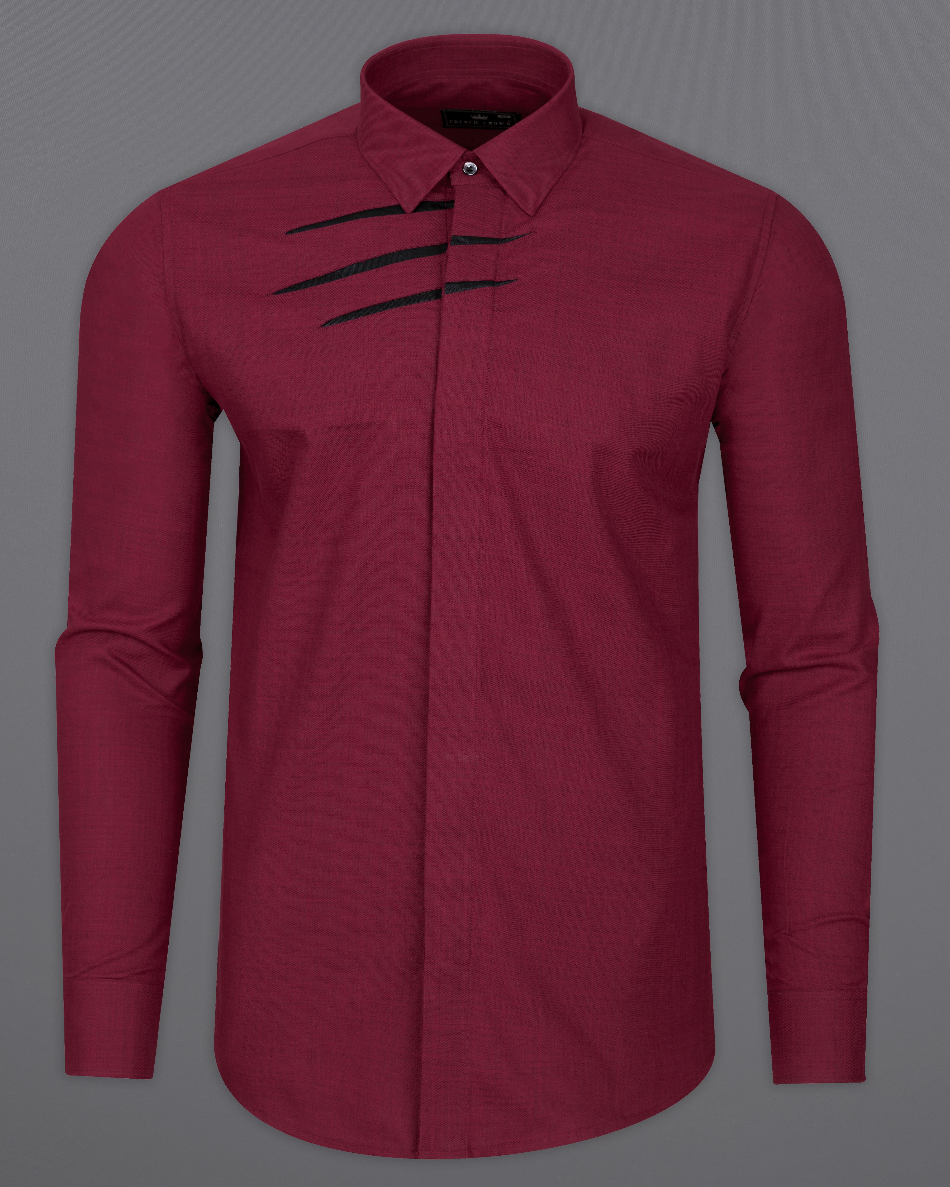 Tawny Port Maroon with Three Black Stripes Twill Premium Cotton Designer Shirt 9538-BLK-P241-38, 9538-BLK-P241-H-38, 9538-BLK-P241-39, 9538-BLK-P241-H-39, 9538-BLK-P241-40, 9538-BLK-P241-H-40, 9538-BLK-P241-42, 9538-BLK-P241-H-42, 9538-BLK-P241-44, 9538-BLK-P241-H-44, 9538-BLK-P241-46, 9538-BLK-P241-H-46, 9538-BLK-P241-48, 9538-BLK-P241-H-48, 9538-BLK-P241-50, 9538-BLK-P241-H-50, 9538-BLK-P241-52, 9538-BLK-P241-H-52