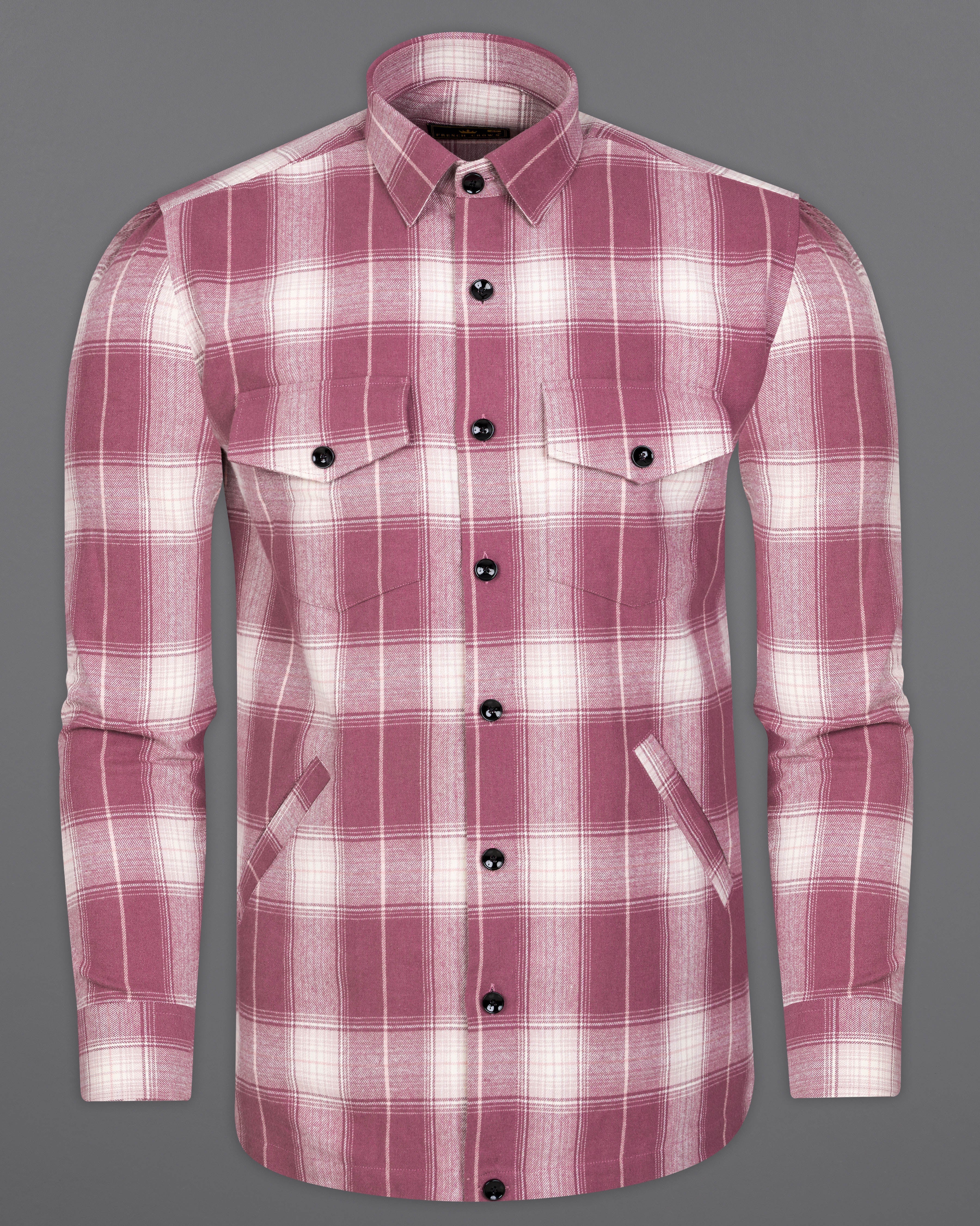 Taupe Pink and Gainsboro Cream Plaid Flannel Overshirt 9545-OS-FP-P301-38, 9545-OS-FP-P301-H-38, 9545-OS-FP-P301-39, 9545-OS-FP-P301-H-39, 9545-OS-FP-P301-40, 9545-OS-FP-P301-H-40, 9545-OS-FP-P301-42, 9545-OS-FP-P301-H-42, 9545-OS-FP-P301-44, 9545-OS-FP-P301-H-44, 9545-OS-FP-P301-46, 9545-OS-FP-P301-H-46, 9545-OS-FP-P301-48, 9545-OS-FP-P301-H-48, 9545-OS-FP-P301-50, 9545-OS-FP-P301-H-50, 9545-OS-FP-P301-52, 9545-OS-FP-P301-H-52