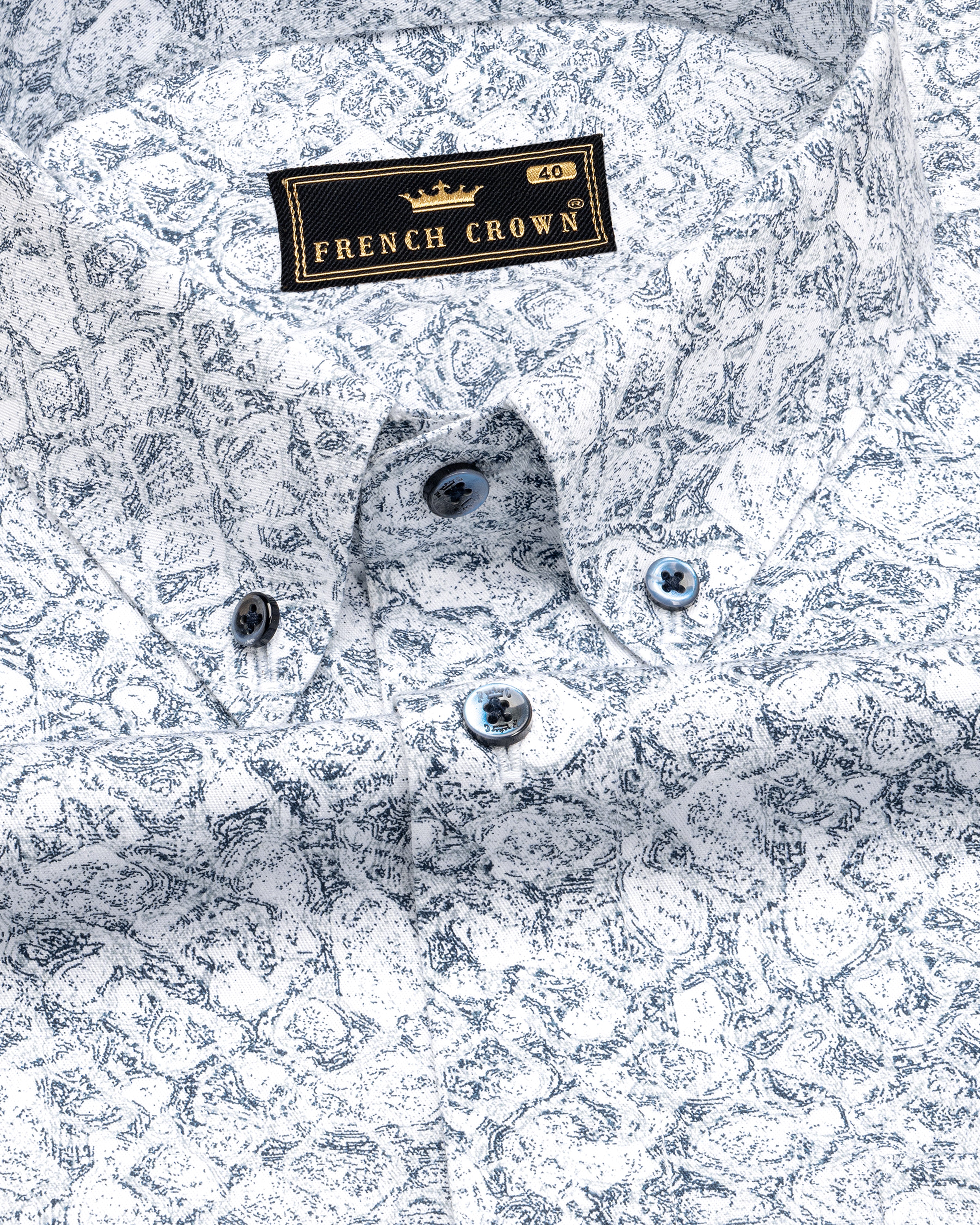 Bright White and Spruce Blue Printed Twill Premium Cotton Shirt 9572-BD-BLE-38, 9572-BD-BLE-H-38, 9572-BD-BLE-39, 9572-BD-BLE-H-39, 9572-BD-BLE-40, 9572-BD-BLE-H-40, 9572-BD-BLE-42, 9572-BD-BLE-H-42, 9572-BD-BLE-44, 9572-BD-BLE-H-44, 9572-BD-BLE-46, 9572-BD-BLE-H-46, 9572-BD-BLE-48, 9572-BD-BLE-H-48, 9572-BD-BLE-50, 9572-BD-BLE-H-50, 9572-BD-BLE-52, 9572-BD-BLE-H-52