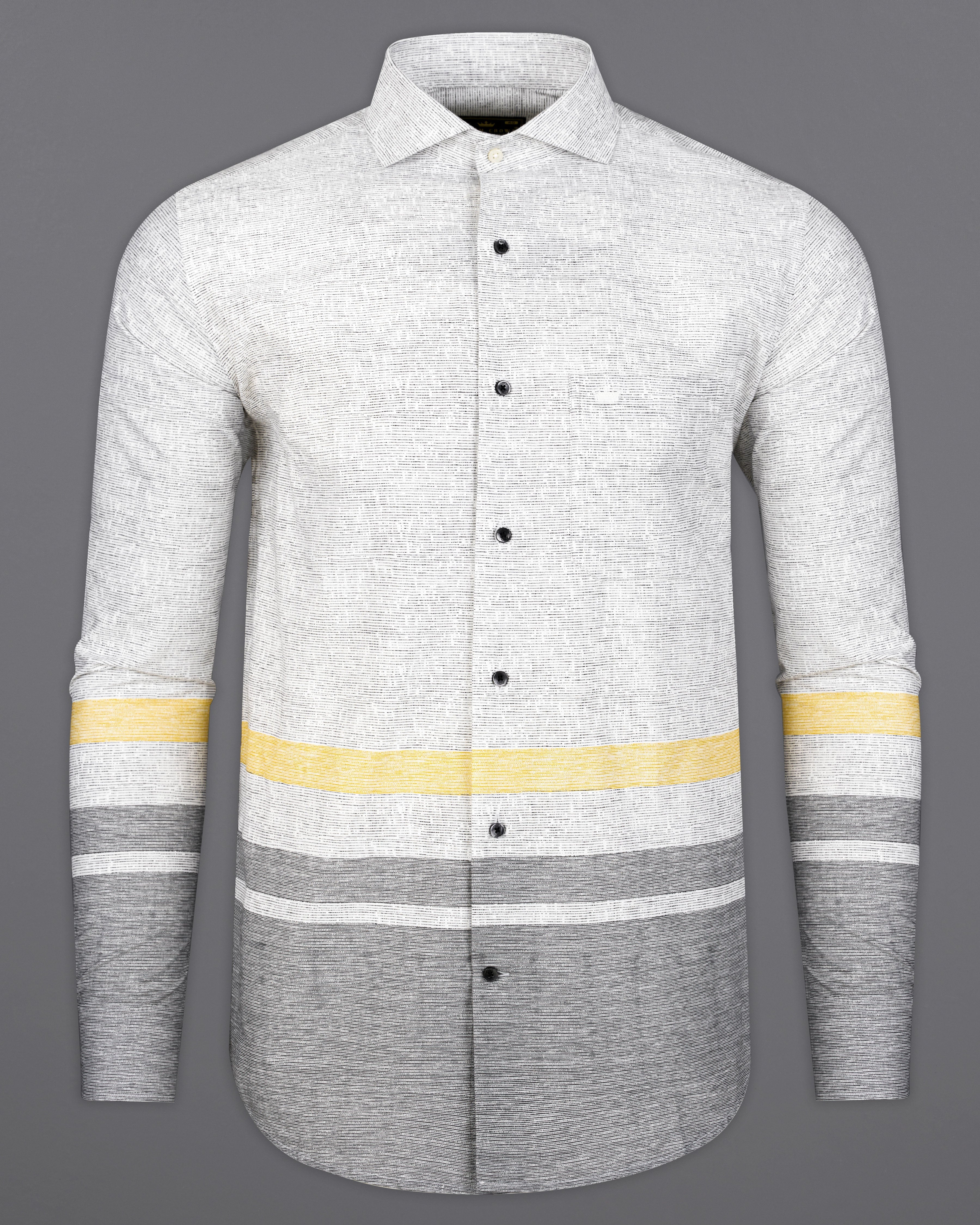 Pavlova with Regent Gray and Sandwisp Yellow Premium Cotton Designer Shirt 9579-CA-BLK-38, 9579-CA-BLK-H-38, 9579-CA-BLK-39, 9579-CA-BLK-H-39, 9579-CA-BLK-40, 9579-CA-BLK-H-40, 9579-CA-BLK-42, 9579-CA-BLK-H-42, 9579-CA-BLK-44, 9579-CA-BLK-H-44, 9579-CA-BLK-46, 9579-CA-BLK-H-46, 9579-CA-BLK-48, 9579-CA-BLK-H-48, 9579-CA-BLK-50, 9579-CA-BLK-H-50, 9579-CA-BLK-52, 9579-CA-BLK-H-52