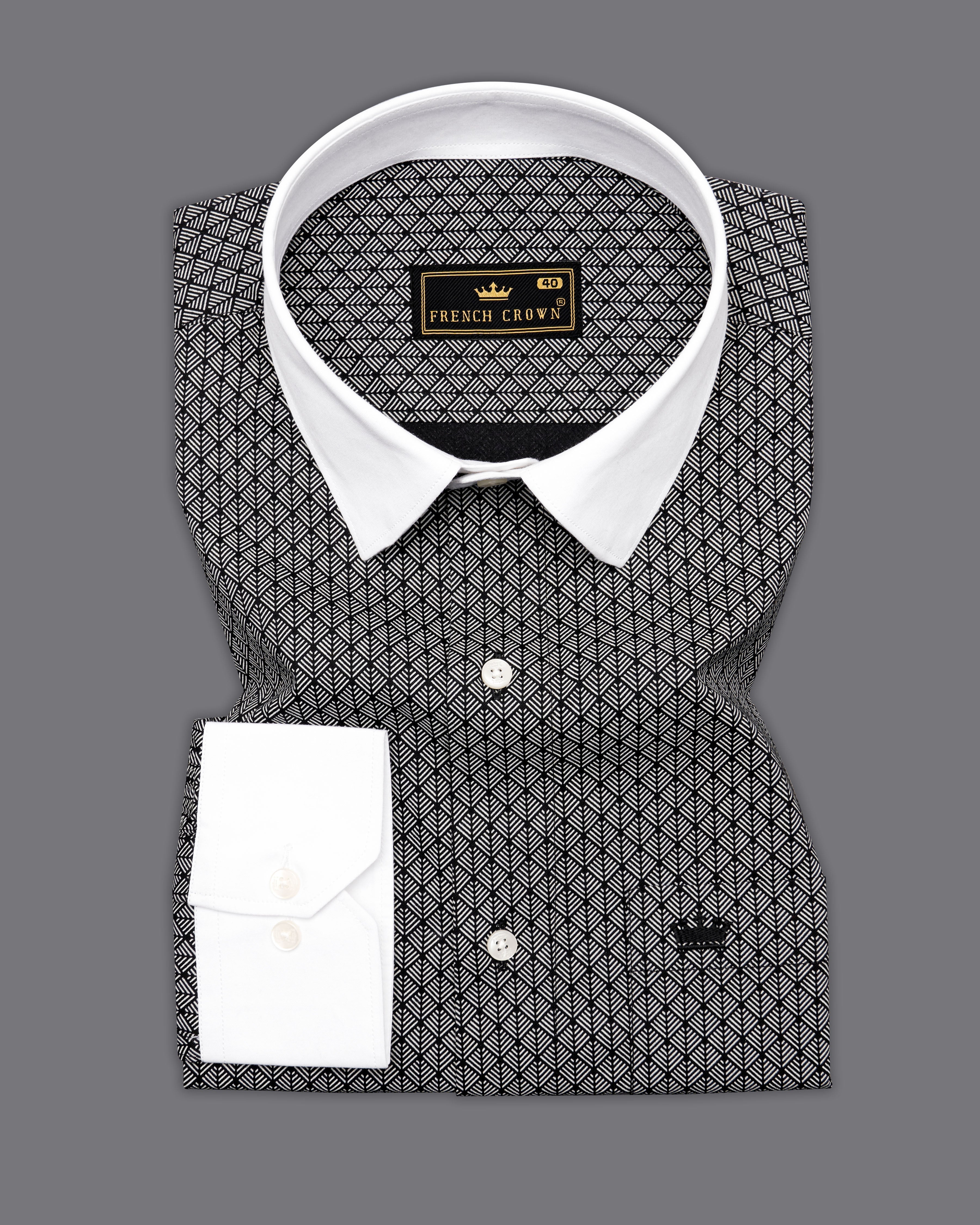 Jade Black and White Royal Oxford Shirt 9601-WCC-38,9601-WCC-H-38,9601-WCC-39,9601-WCC-H-39,9601-WCC-40,9601-WCC-H-40,9601-WCC-42,9601-WCC-H-42,9601-WCC-44,9601-WCC-H-44,9601-WCC-46,9601-WCC-H-46,9601-WCC-48,9601-WCC-H-48,9601-WCC-50,9601-WCC-H-50,9601-WCC-52,9601-WCC-H-52