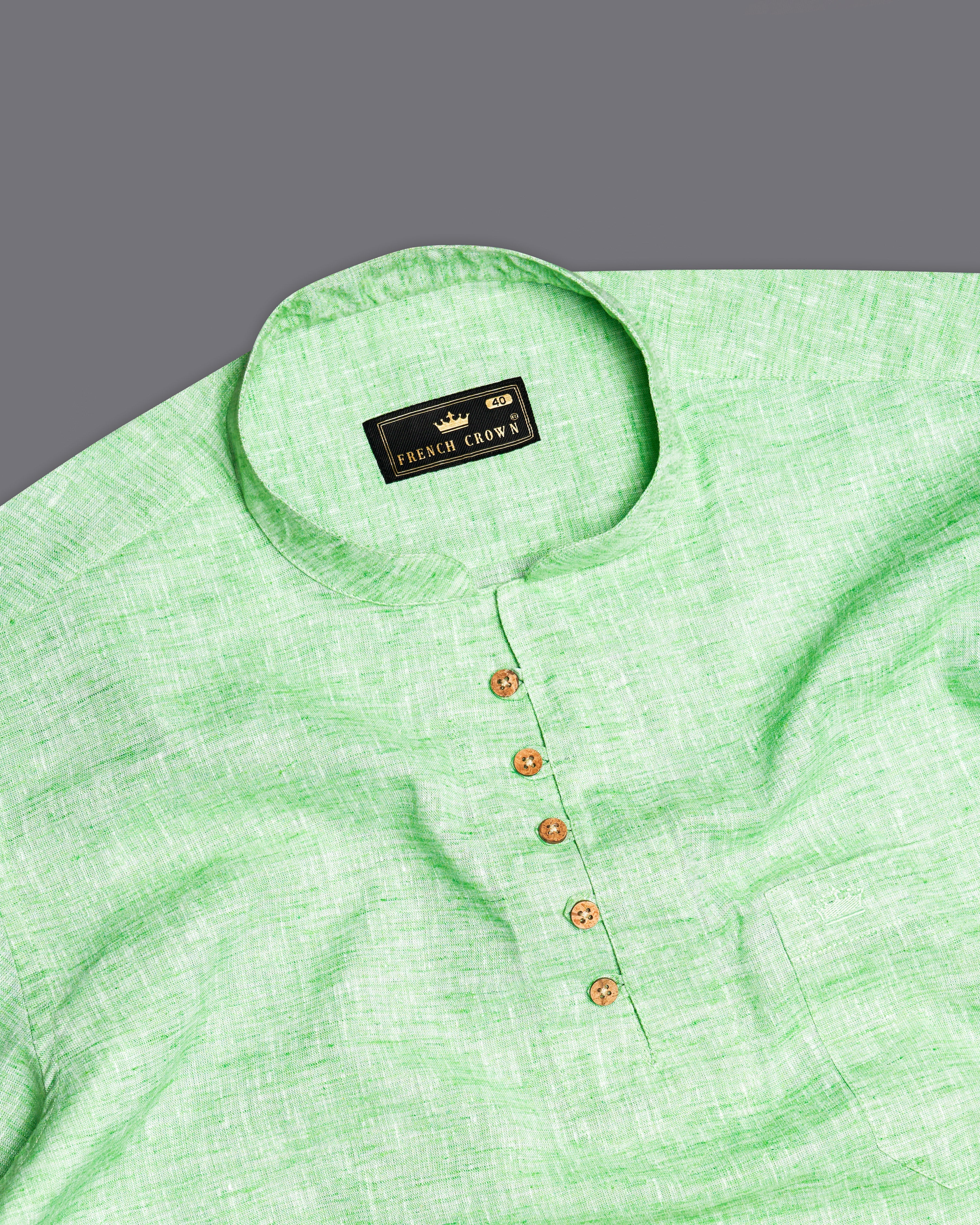 Madang Green Luxurious Linen Kurta Shirt 9603-KS-38,9603-KS-H-38,9603-KS-39,9603-KS-H-39,9603-KS-40,9603-KS-H-40,9603-KS-42,9603-KS-H-42,9603-KS-44,9603-KS-H-44,9603-KS-46,9603-KS-H-46,9603-KS-48,9603-KS-H-48,9603-KS-50,9603-KS-H-50,9603-KS-52,9603-KS-H-52