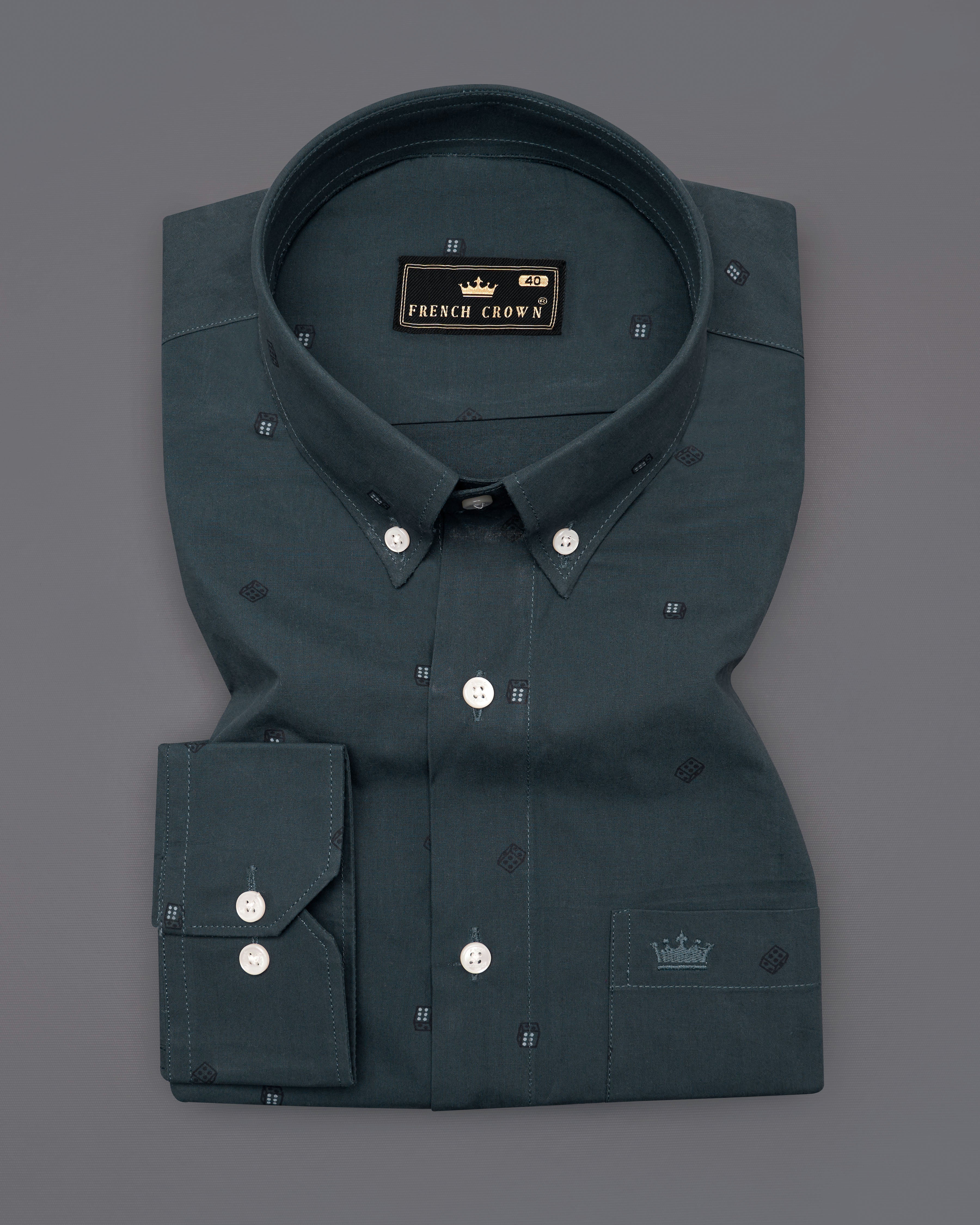 Charcoal Gray Dice Textured Royal Oxford Shirt 9605-BD-38,9605-BD-H-38,9605-BD-39,9605-BD-H-39,9605-BD-40,9605-BD-H-40,9605-BD-42,9605-BD-H-42,9605-BD-44,9605-BD-H-44,9605-BD-46,9605-BD-H-46,9605-BD-48,9605-BD-H-48,9605-BD-50,9605-BD-H-50,9605-BD-52,9605-BD-H-52