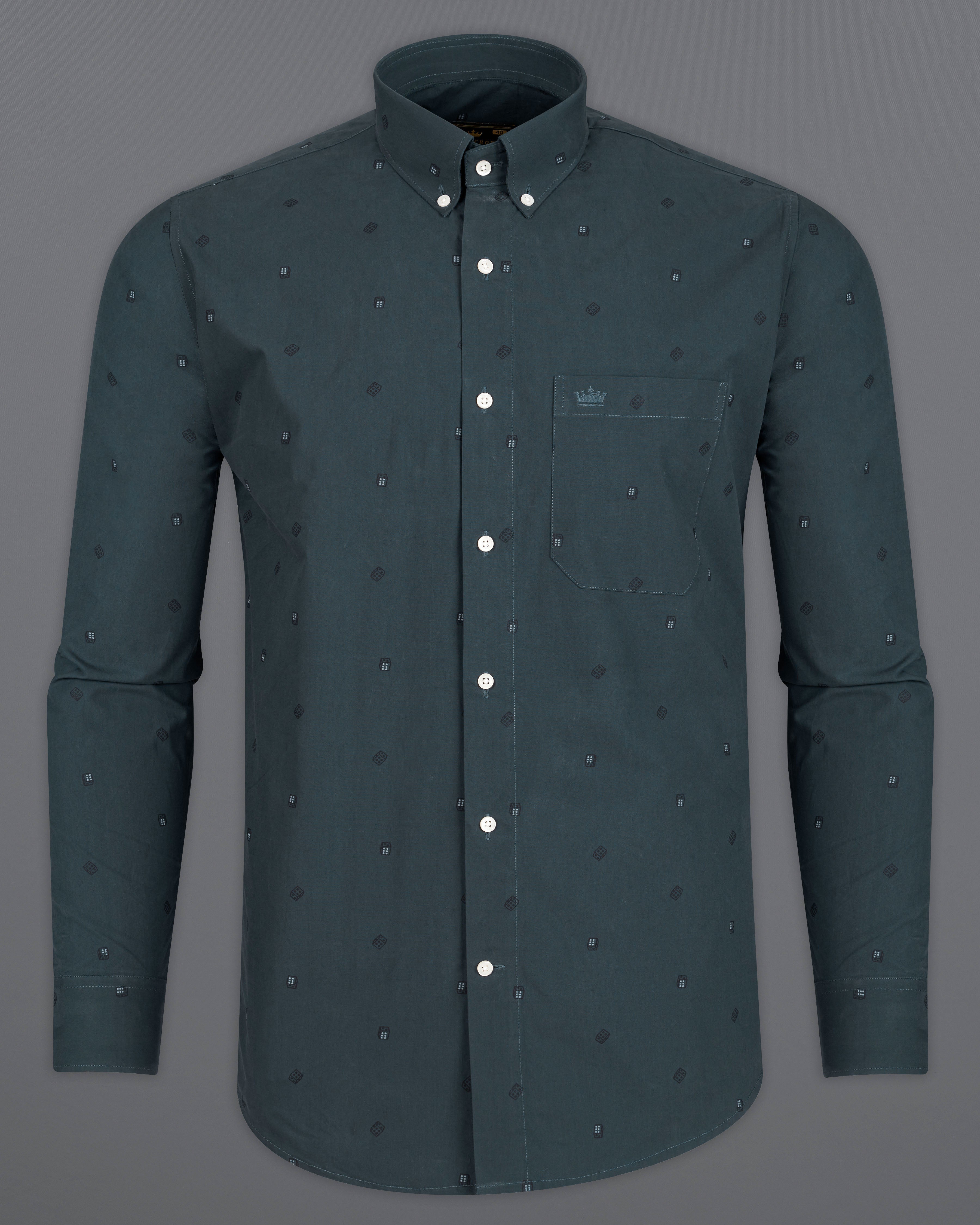 Charcoal Gray Dice Textured Royal Oxford Shirt 9605-BD-38,9605-BD-H-38,9605-BD-39,9605-BD-H-39,9605-BD-40,9605-BD-H-40,9605-BD-42,9605-BD-H-42,9605-BD-44,9605-BD-H-44,9605-BD-46,9605-BD-H-46,9605-BD-48,9605-BD-H-48,9605-BD-50,9605-BD-H-50,9605-BD-52,9605-BD-H-52