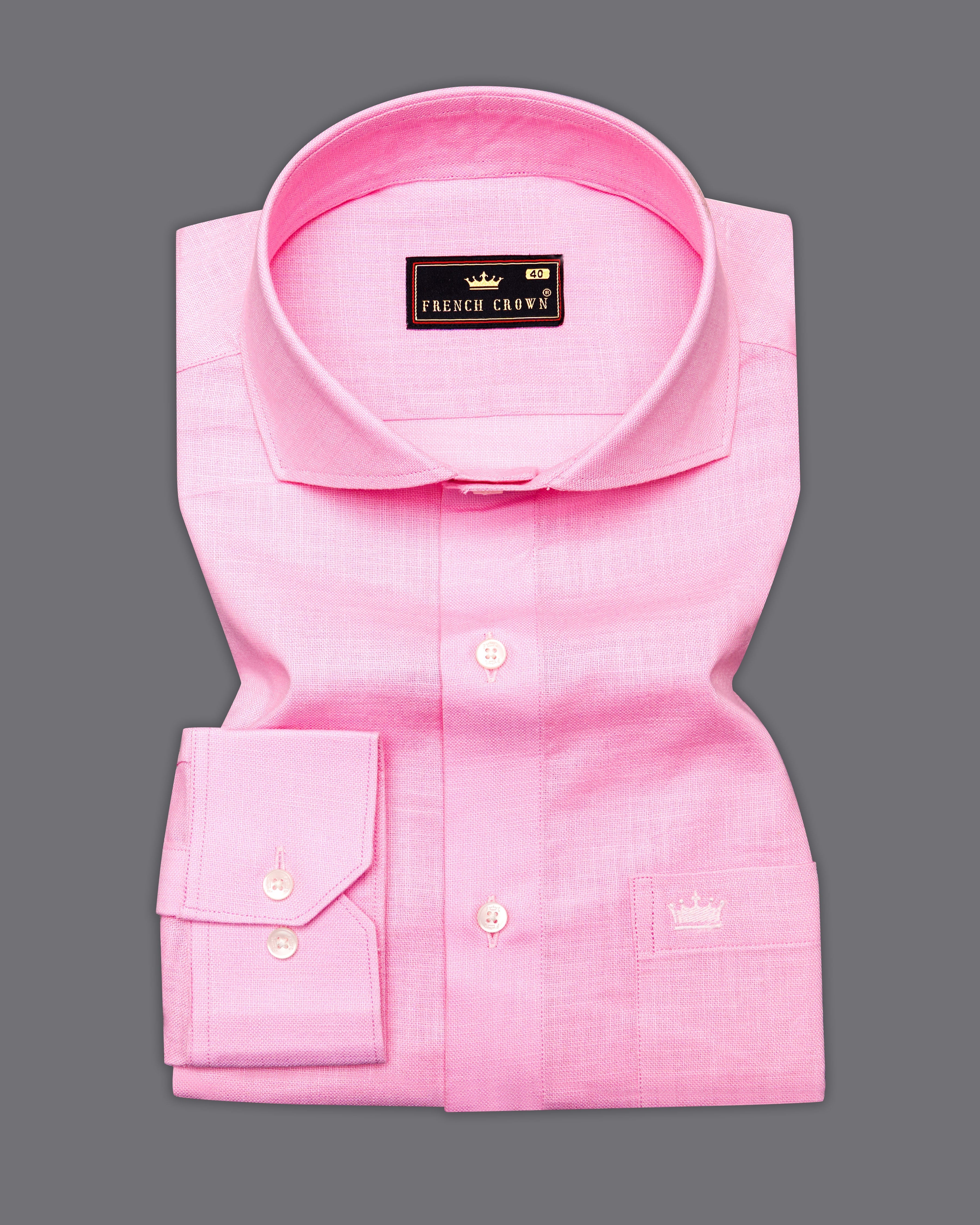 Chantilly Pink Luxurious Linen Shirt 9619-CA-38, 9619-CA-H-38, 9619-CA-39, 9619-CA-H-39, 9619-CA-40, 9619-CA-H-40, 9619-CA-42, 9619-CA-H-42, 9619-CA-44, 9619-CA-H-44, 9619-CA-46, 9619-CA-H-46, 9619-CA-48, 9619-CA-H-48, 9619-CA-50, 9619-CA-H-50, 9619-CA-52, 9619-CA-H-52