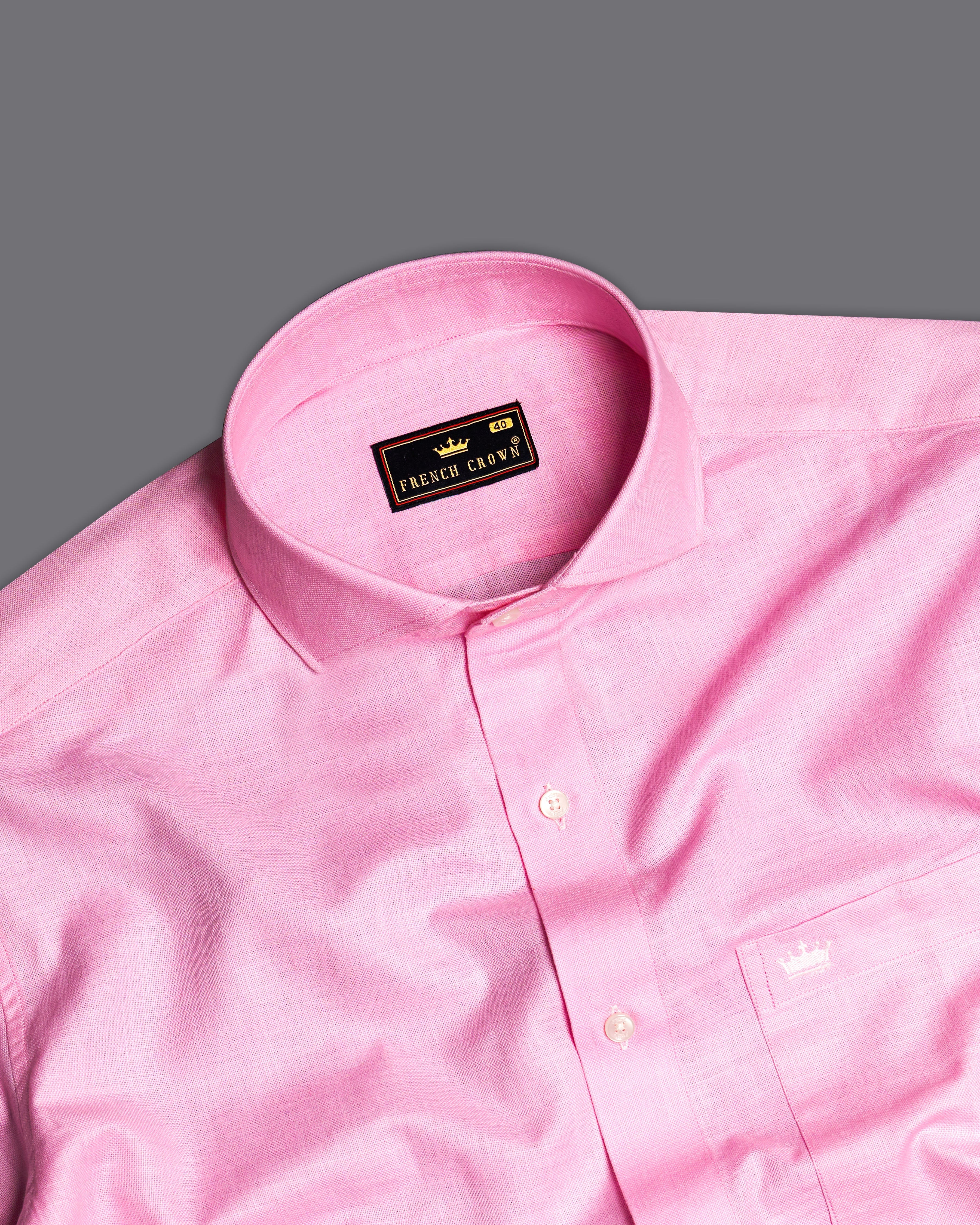 Chantilly Pink Luxurious Linen Shirt 9619-CA-38, 9619-CA-H-38, 9619-CA-39, 9619-CA-H-39, 9619-CA-40, 9619-CA-H-40, 9619-CA-42, 9619-CA-H-42, 9619-CA-44, 9619-CA-H-44, 9619-CA-46, 9619-CA-H-46, 9619-CA-48, 9619-CA-H-48, 9619-CA-50, 9619-CA-H-50, 9619-CA-52, 9619-CA-H-52