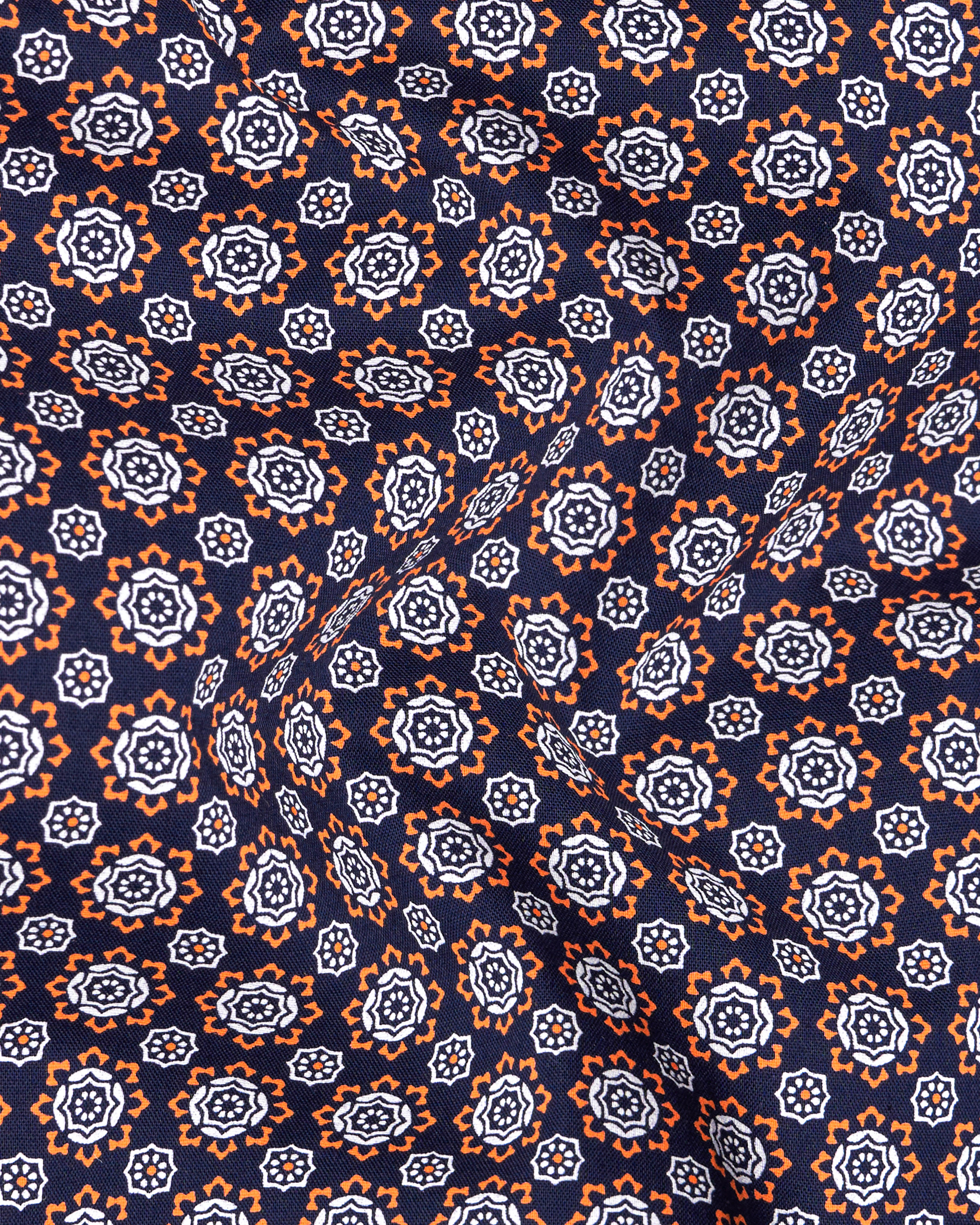 Haiti Navy Blue and Cadmium Orange Printed Royal Oxford Kurta Shirt 9620-KS-38,9620-KS-H-38,9620-KS-39,9620-KS-H-39,9620-KS-40,9620-KS-H-40,9620-KS-42,9620-KS-H-42,9620-KS-44,9620-KS-H-44,9620-KS-46,9620-KS-H-46,9620-KS-48,9620-KS-H-48,9620-KS-50,9620-KS-H-50,9620-KS-52,9620-KS-H-52