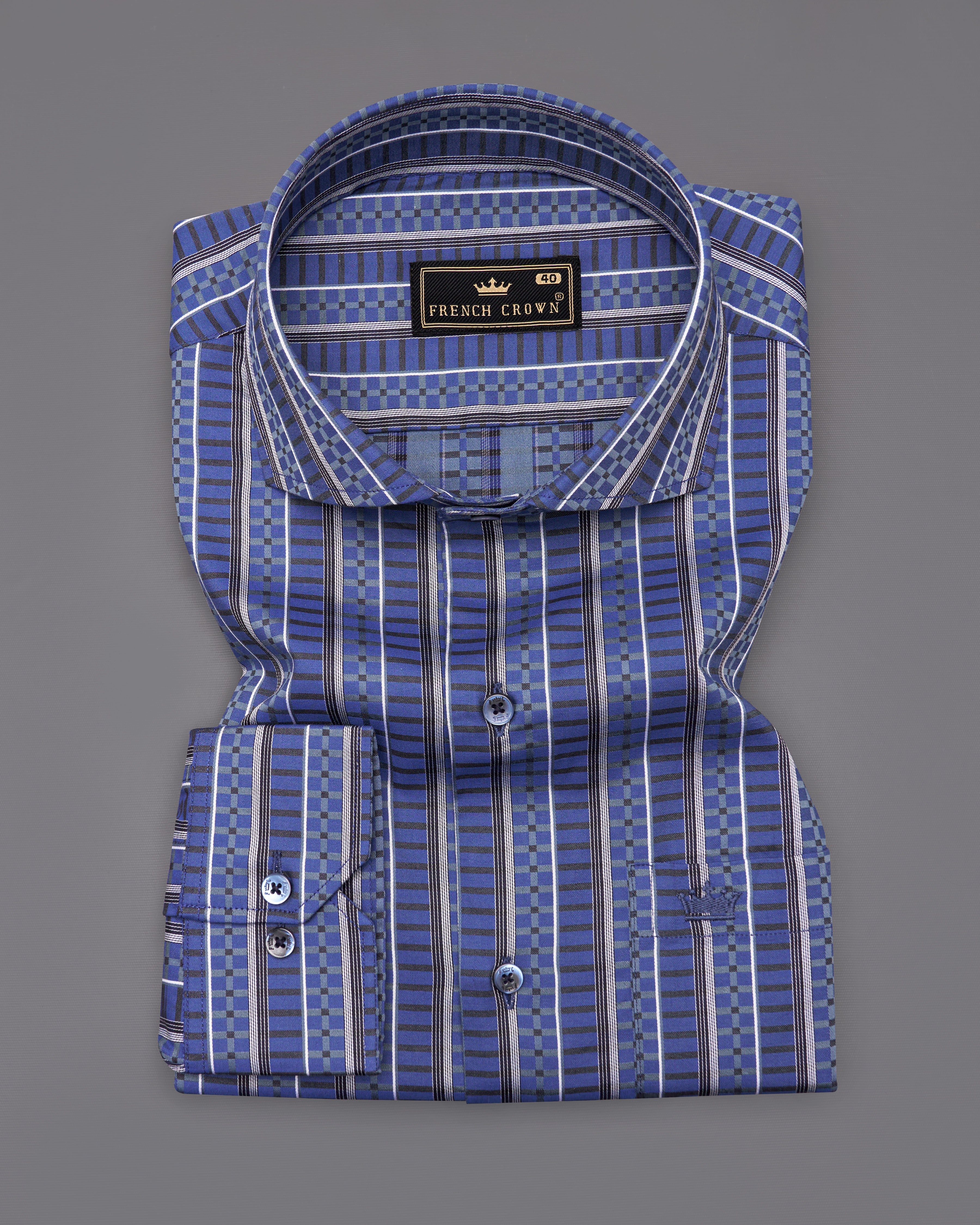 Twilight Blue with Jade Black Striped Jacquard Textured Premium Giza Cotton Shirt 9623-CA-BLE-38,9623-CA-BLE-H-38,9623-CA-BLE-39,9623-CA-BLE-H-39,9623-CA-BLE-40,9623-CA-BLE-H-40,9623-CA-BLE-42,9623-CA-BLE-H-42,9623-CA-BLE-44,9623-CA-BLE-H-44,9623-CA-BLE-46,9623-CA-BLE-H-46,9623-CA-BLE-48,9623-CA-BLE-H-48,9623-CA-BLE-50,9623-CA-BLE-H-50,9623-CA-BLE-52,9623-CA-BLE-H-52